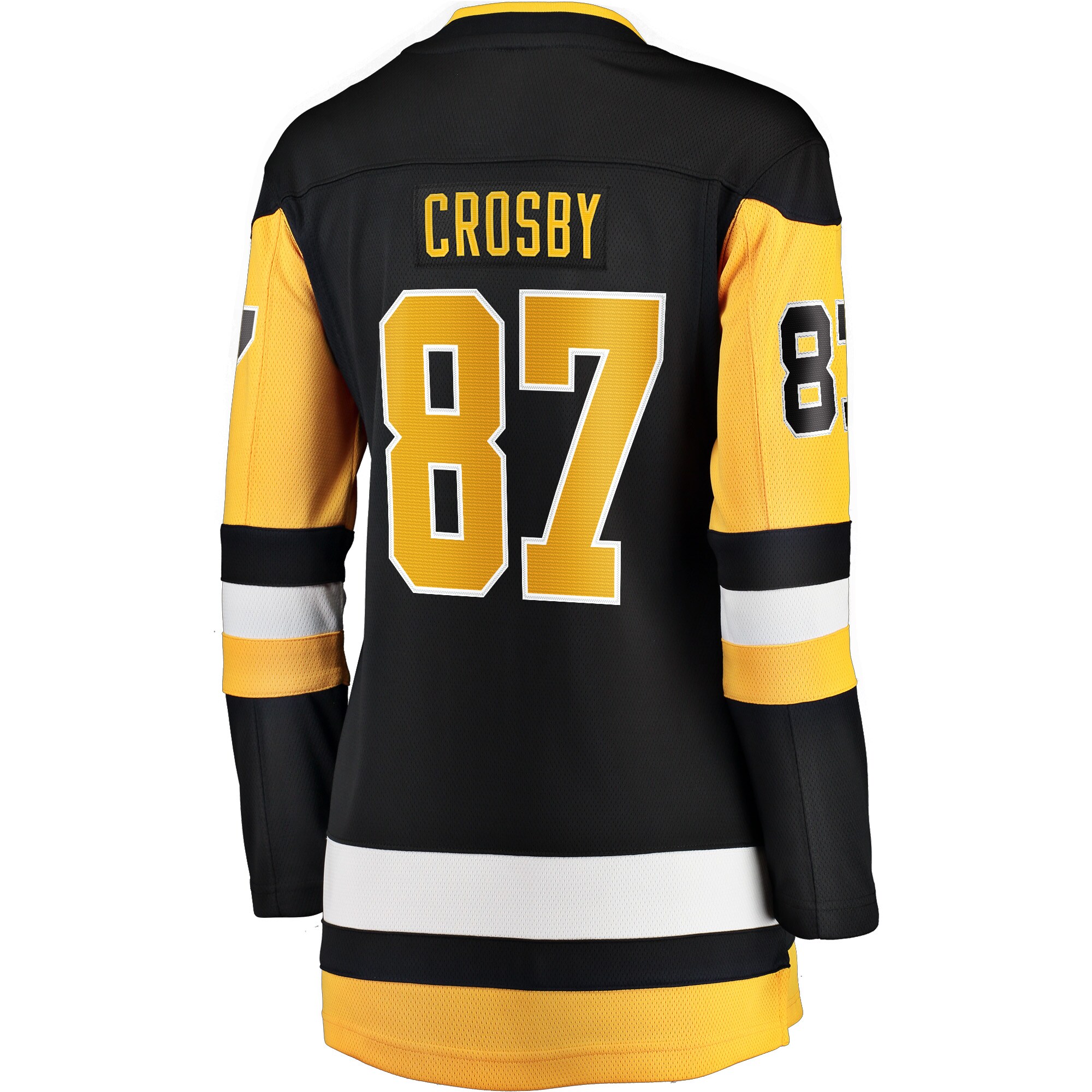 Sidney Crosby Pittsburgh Penguins Women's Captain Patch Home Breakaway Jersey - Black
