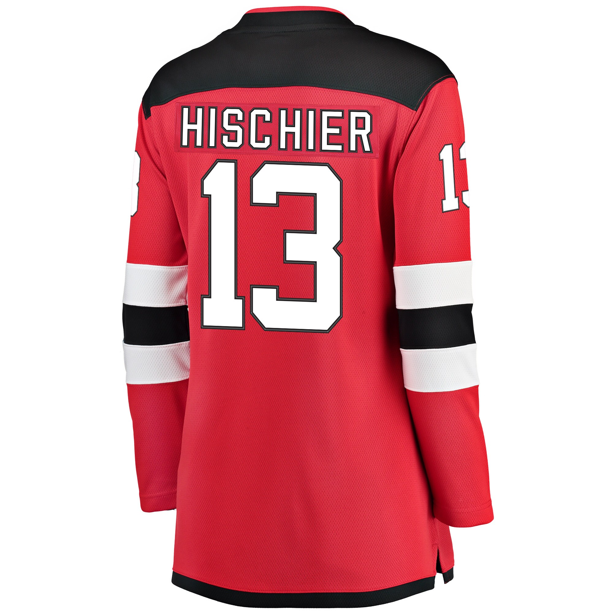 Nico Hischier New Jersey Devils Women's Home Breakaway Player Jersey - Red