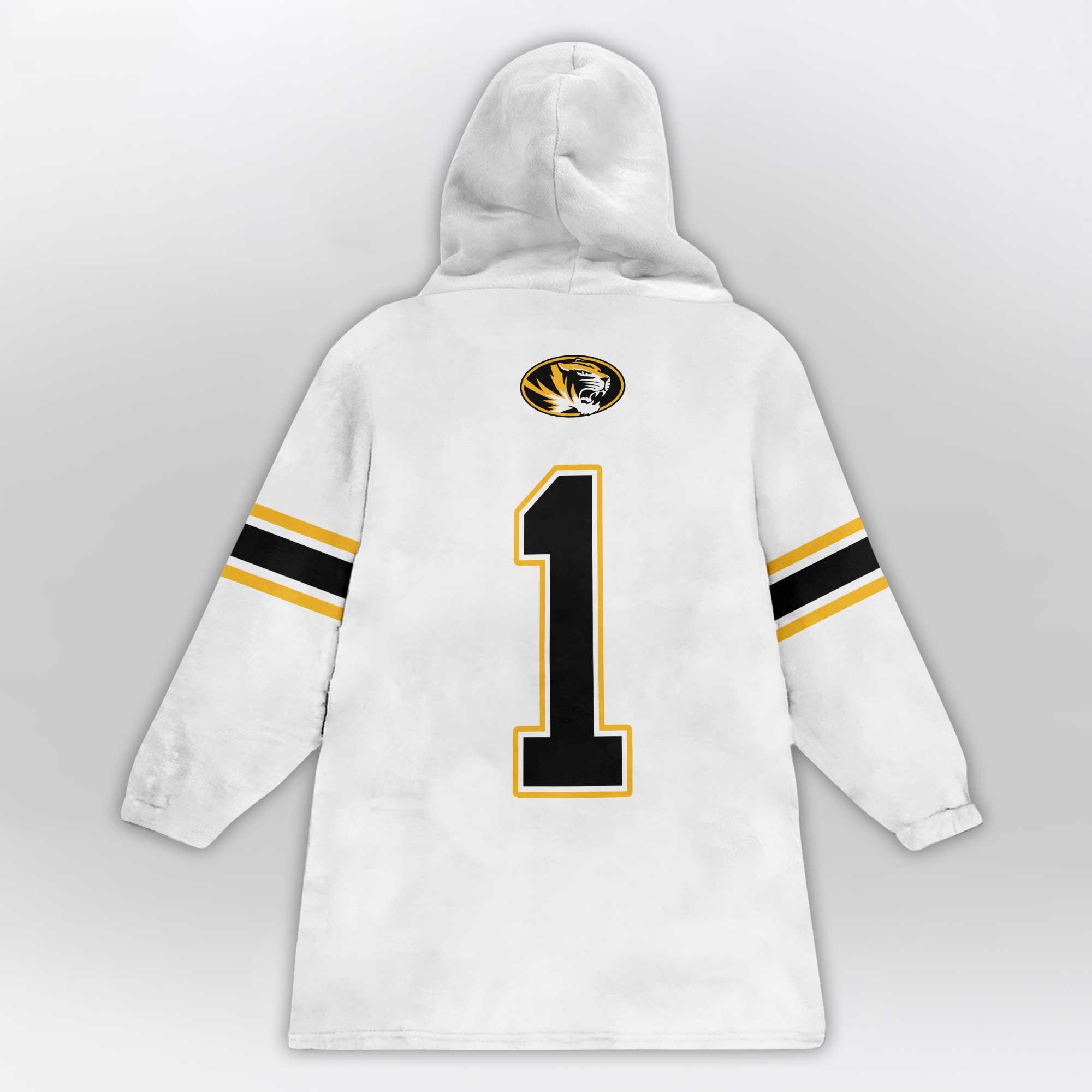 Kid 1 Missouri Football Unisex Blanket Hoodie
