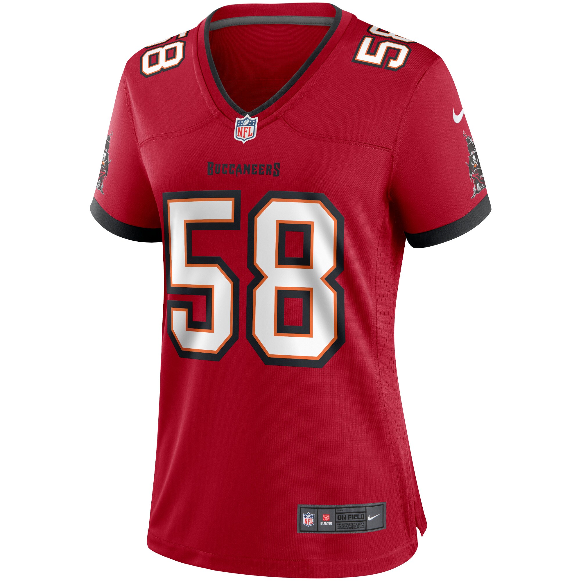 Shaquil Barrett Tampa Bay Buccaneers  Women's Game Jersey - Red