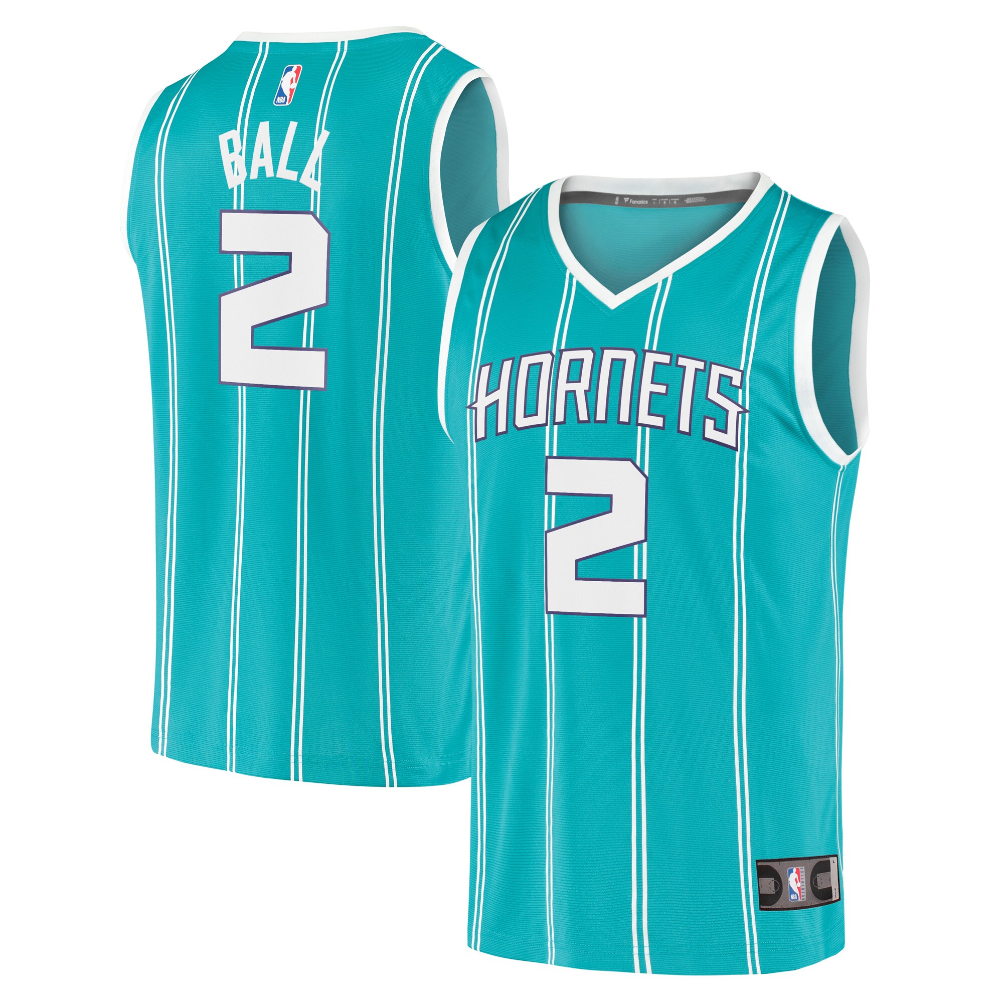 LaMelo Ball Charlotte Hornets  2020 NBA Draft First Round Pick Fast Break Replica Jersey Teal - Icon Edition