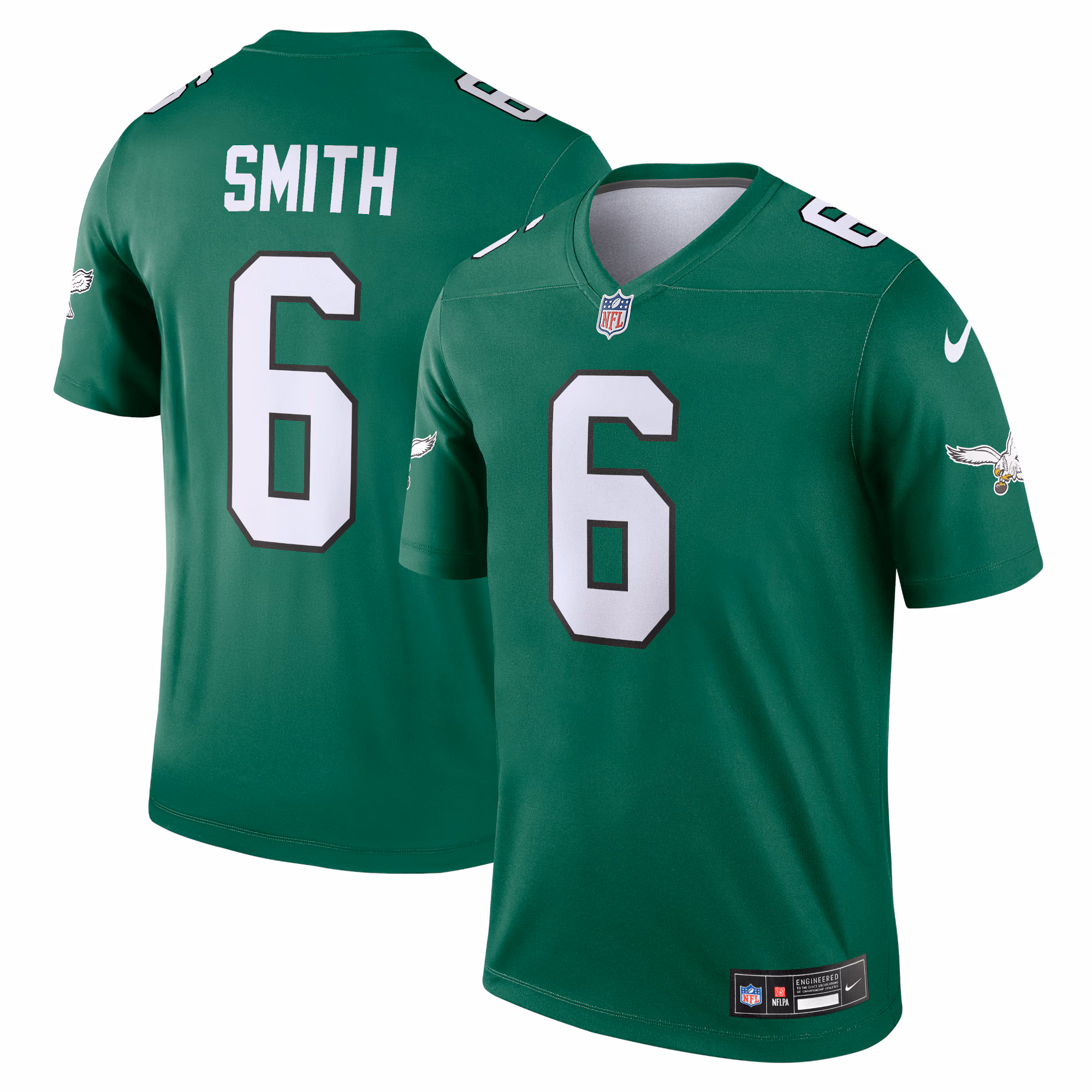 DeVonta Smith Philadelphia Eagles Legend Jersey - Kelly Green
