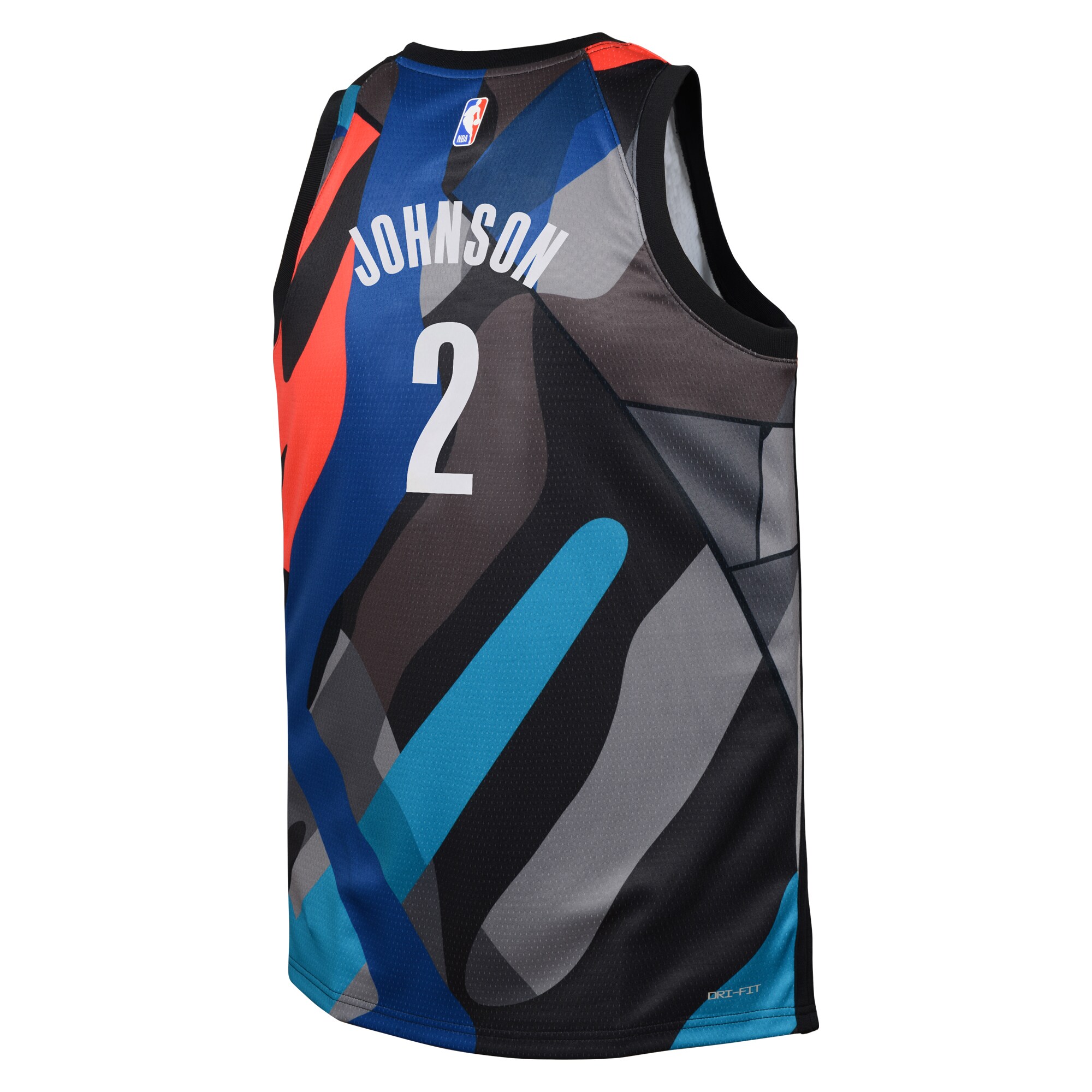 Youth Brooklyn Nets Cameron Johnson  Black 2023/24 Swingman Replica Jersey - City Edition
