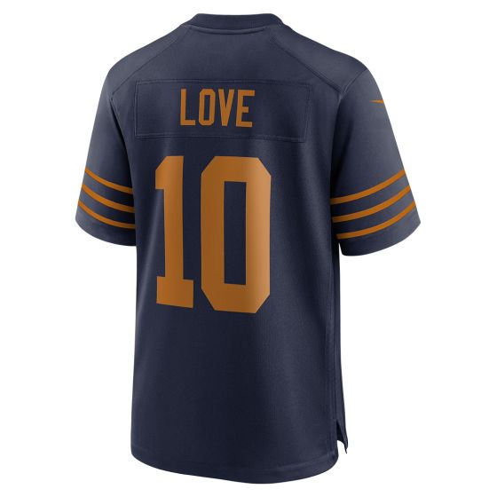 Green Bay Packers #10 Jordan Love 23 Classic Game Jersey-Navy