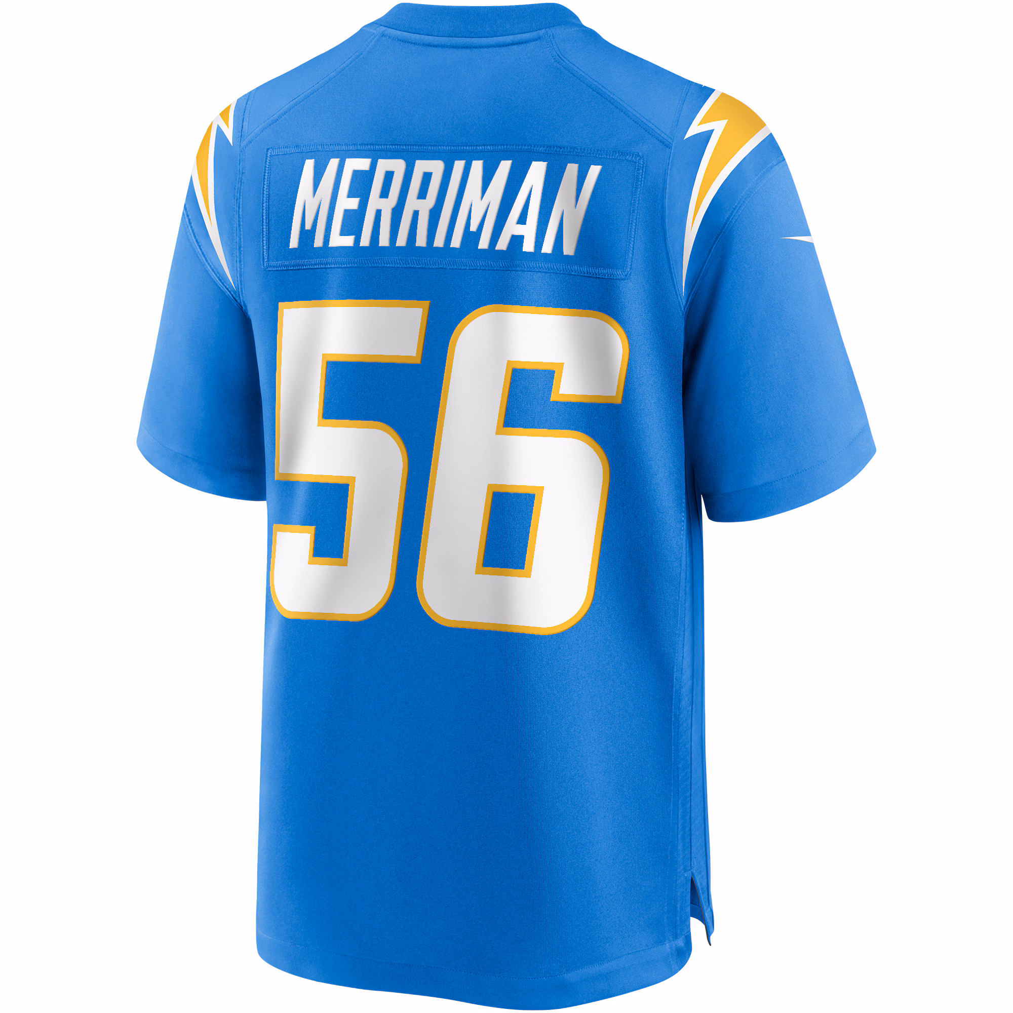 Shawne Merriman Los Angeles Chargers Game Retired Player Jersey - Powder Blue