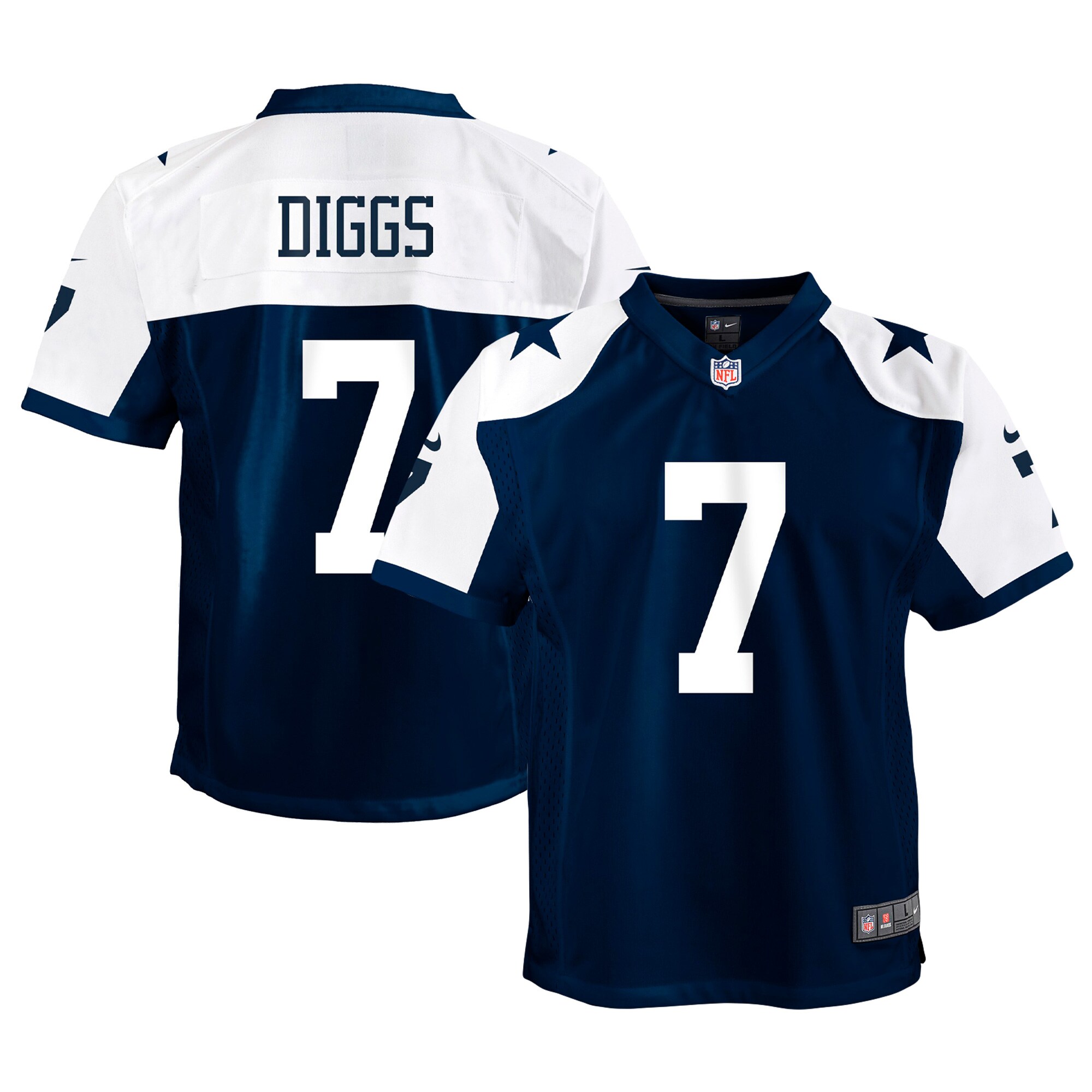 Trevon Diggs Dallas Cowboys  Youth Alternate Game Jersey - Navy