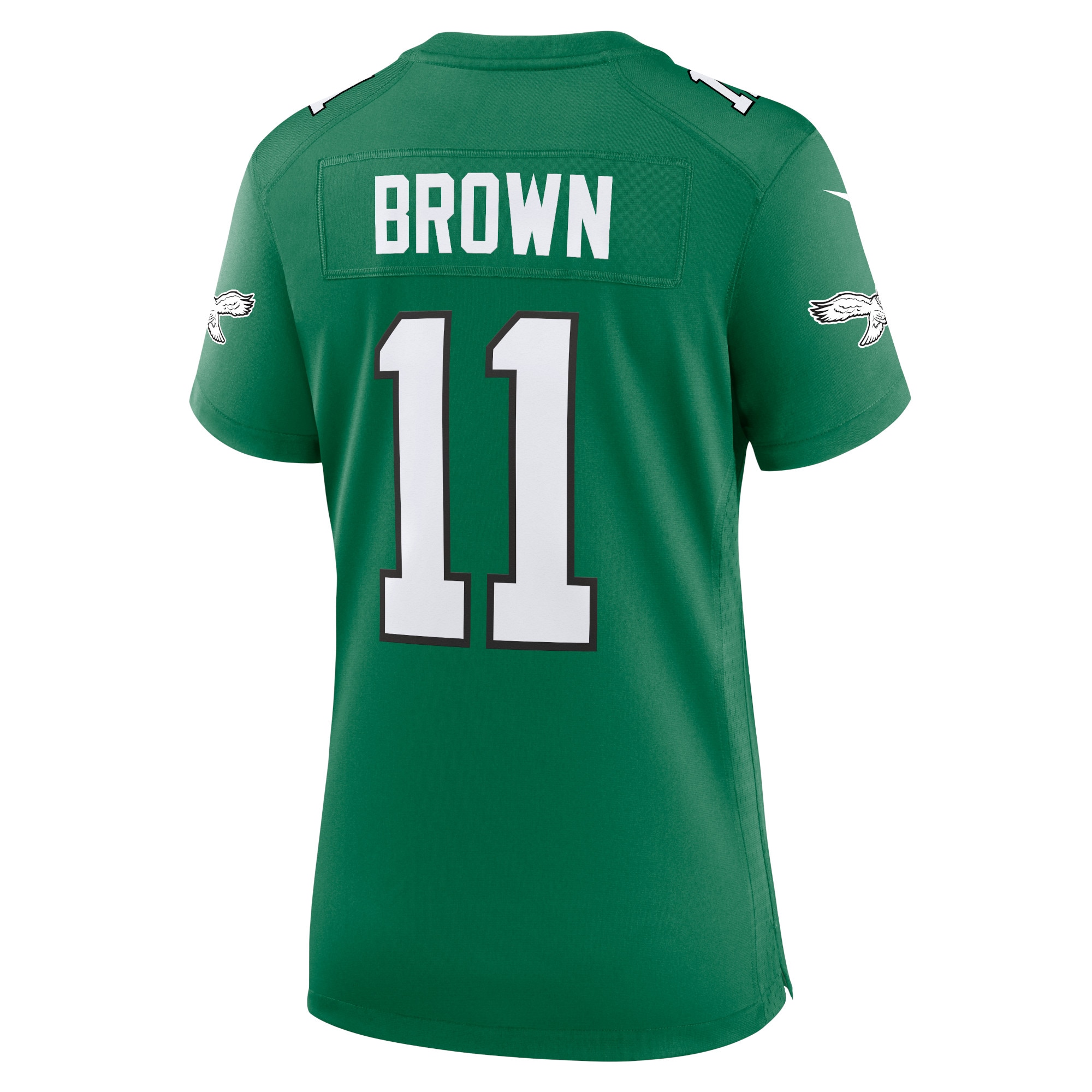 A.J. Brown Philadelphia Eagles  Women's Alternate Player Game Jersey - Kelly Green