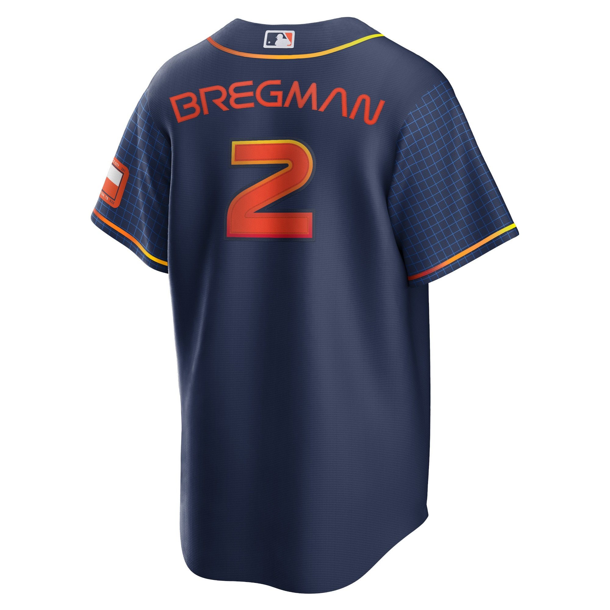 Men's Houston Astros Alex Bregman  Navy City Connect Replica Player Jersey