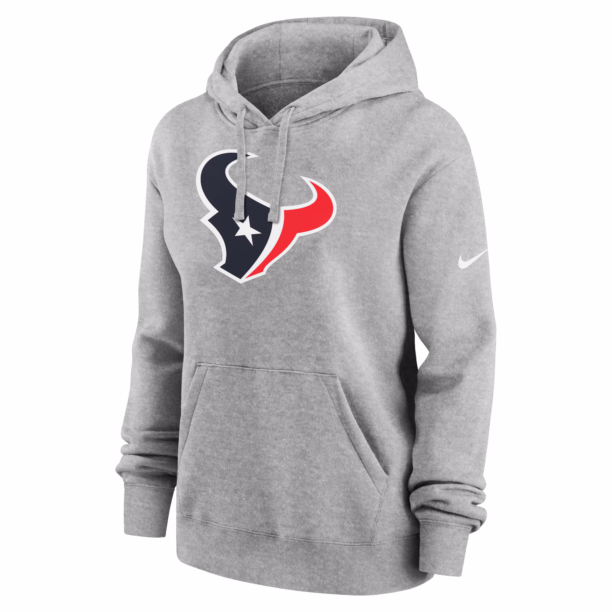 Houston Texans Women's Club Fleece Pullover Hoodie - Navy