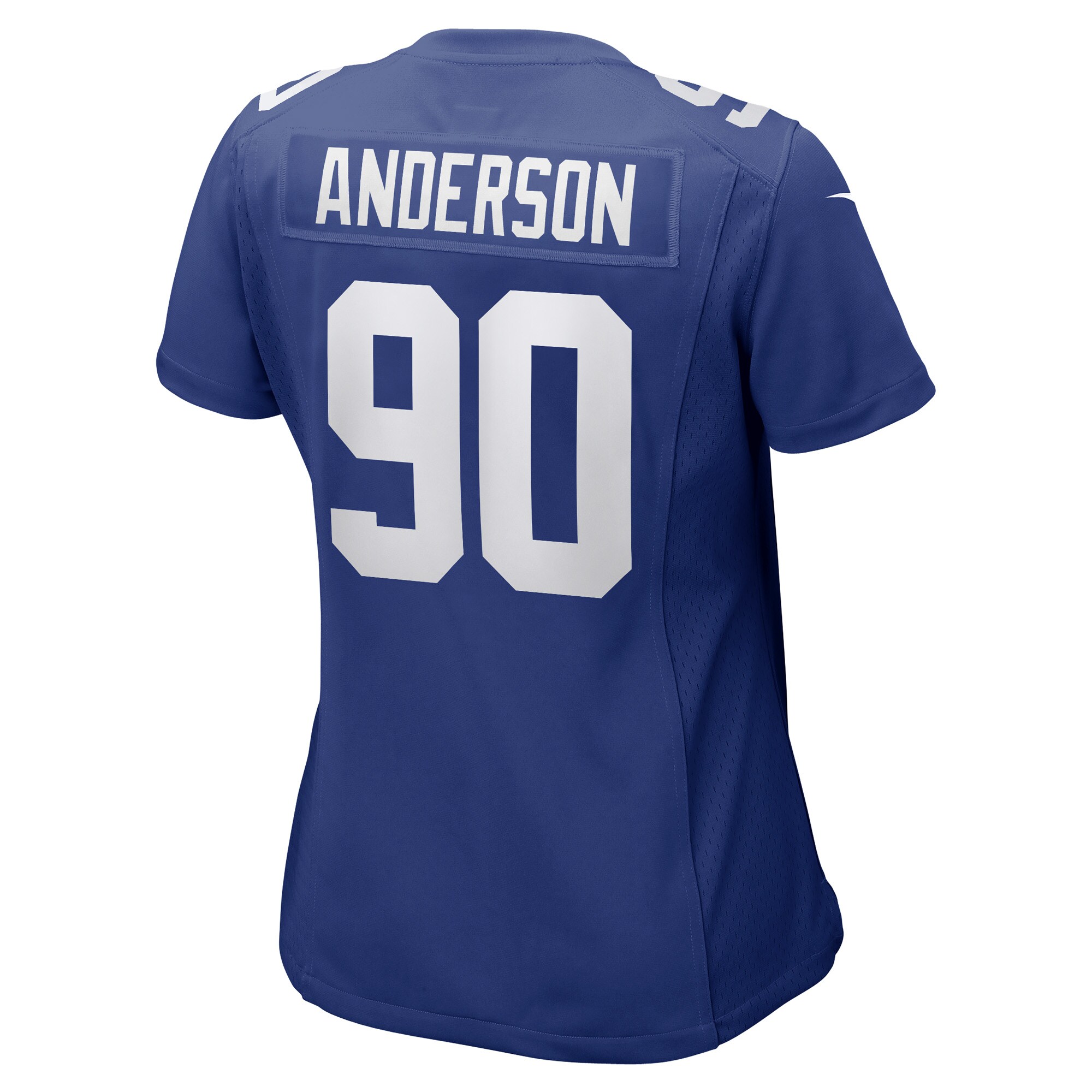 Ryder Anderson New York Giants Women's Game Player Jersey - Royal