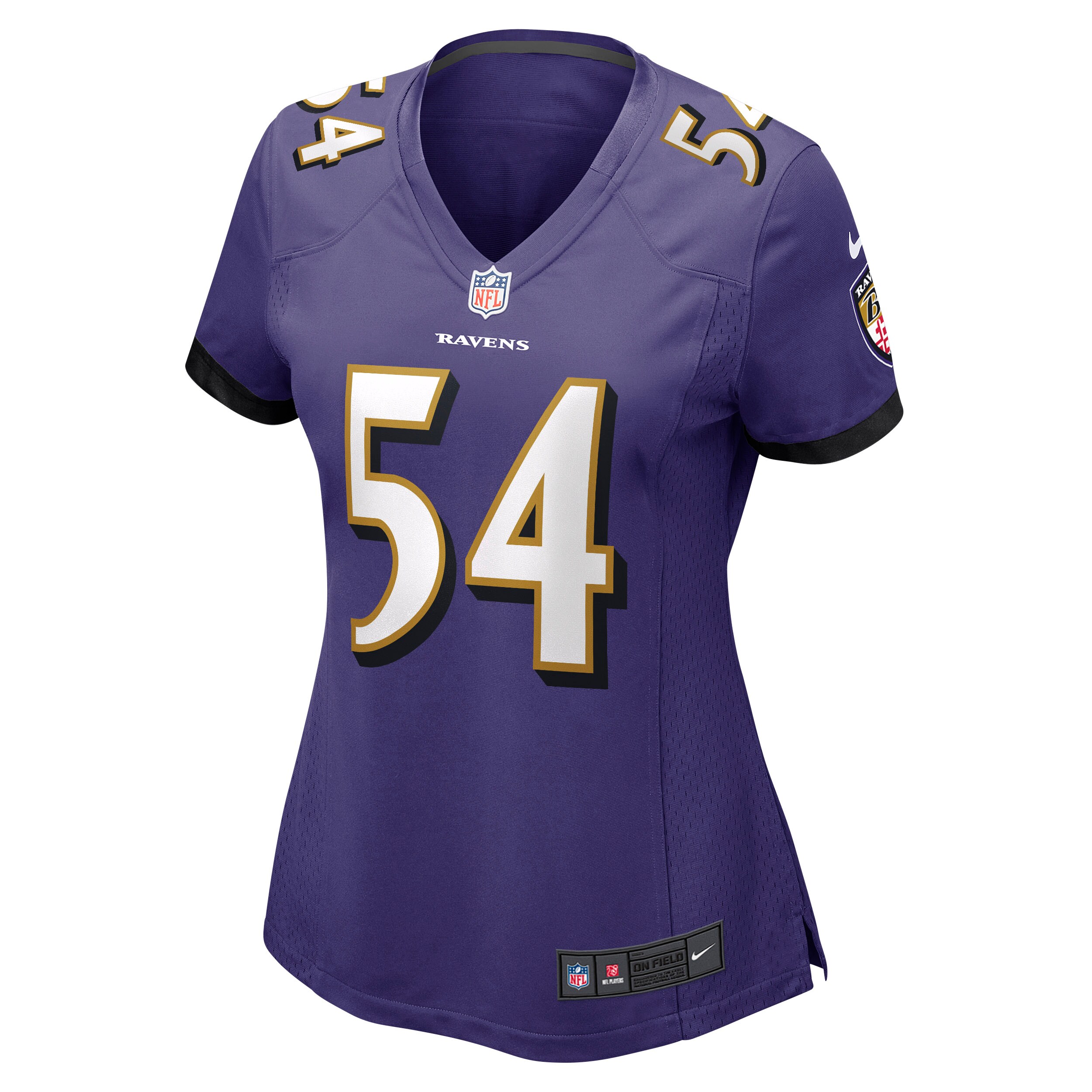 Tyus Bowser Baltimore Ravens  Women's Game Jersey - Purple