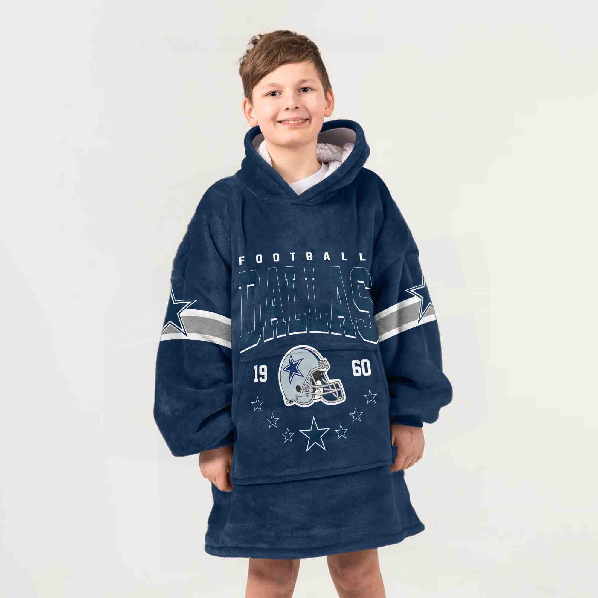 Adult MP 11 Dallas Football Unisex Blanket Hoodie