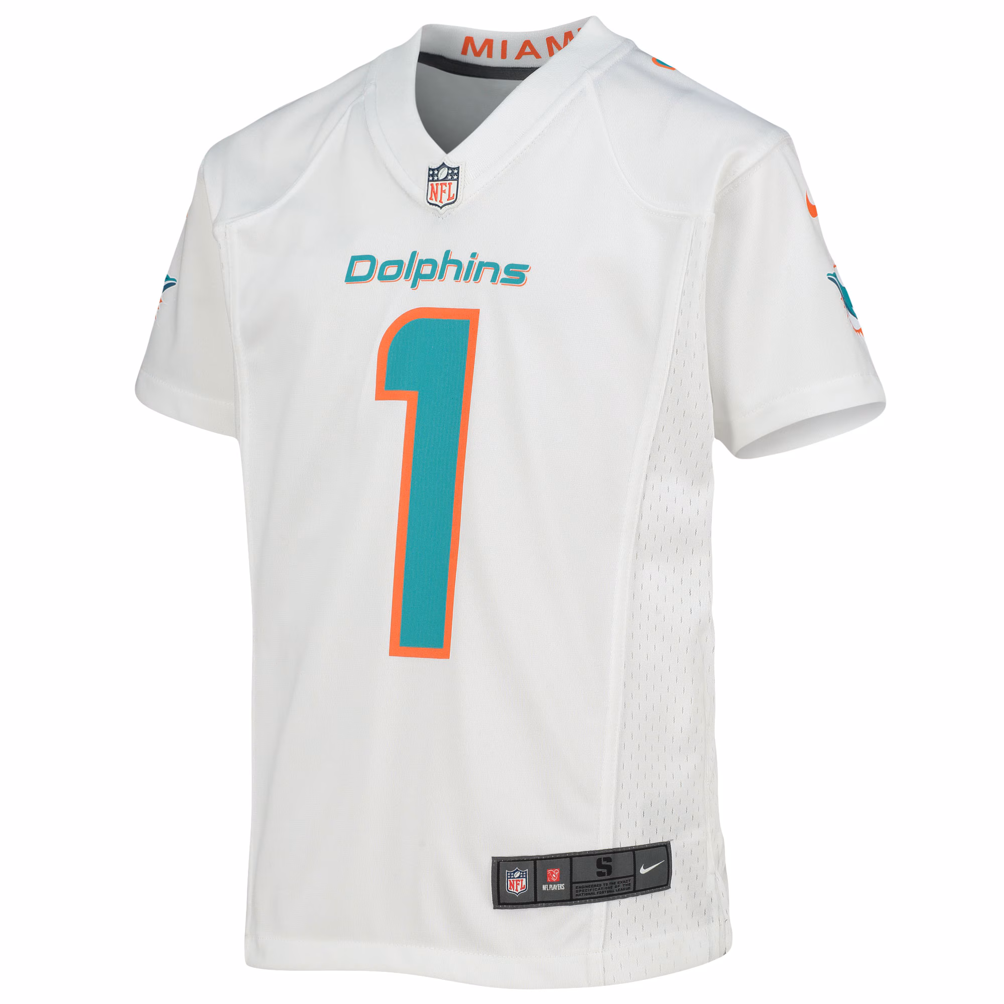 Tua Tagovailoa Miami Dolphins Youth Game Jersey - White