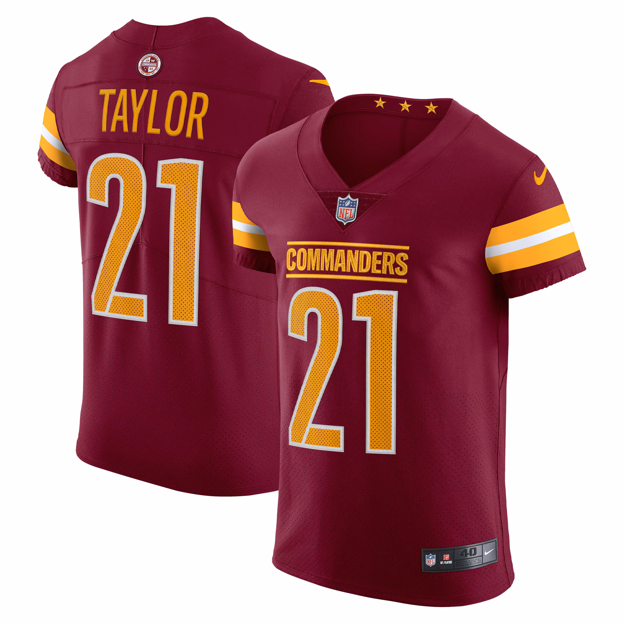 Sean Taylor Washington Commanders Vapor Elite Retired Player Jersey - Black
