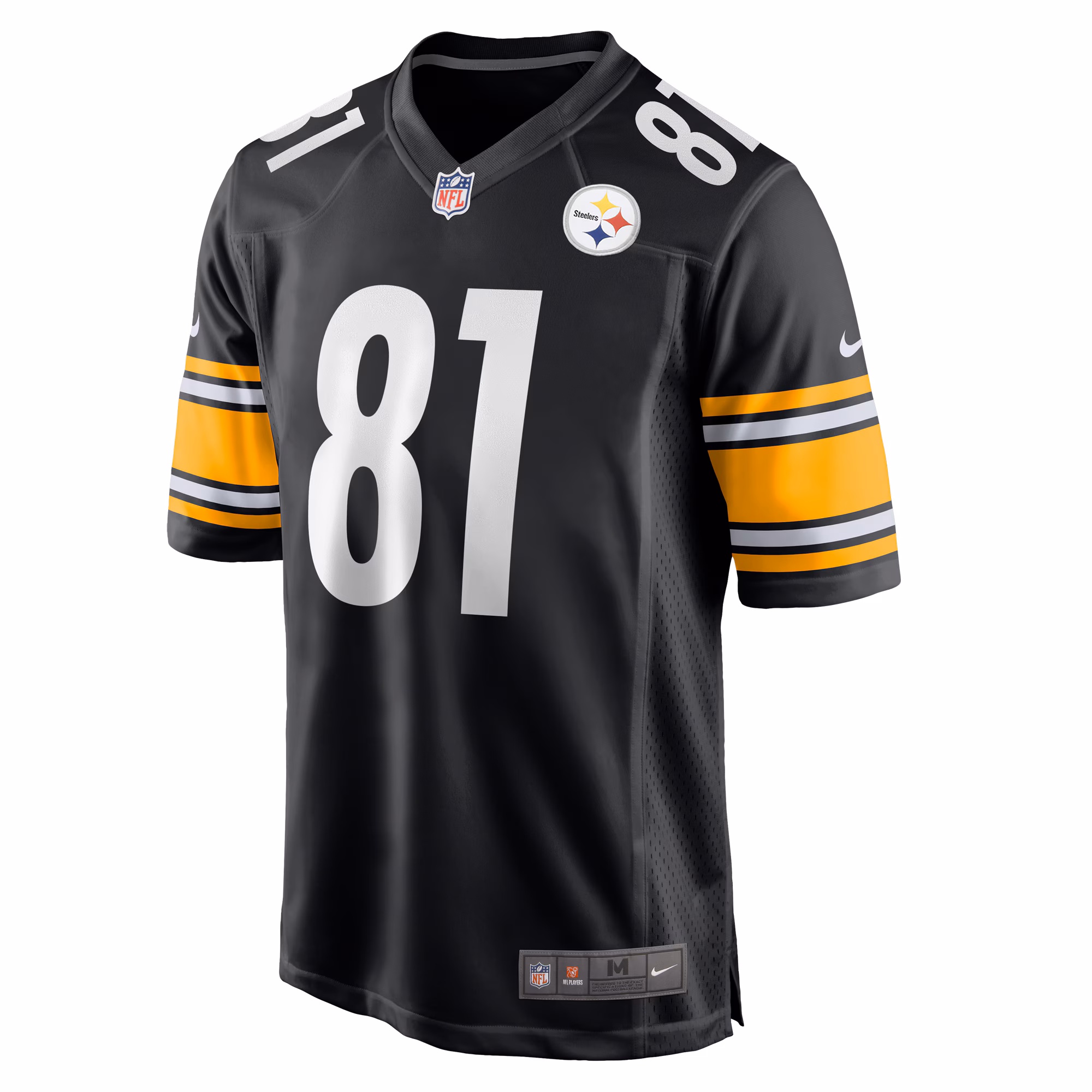 Scotty Washington Pittsburgh Steelers  Game Jersey -  Black