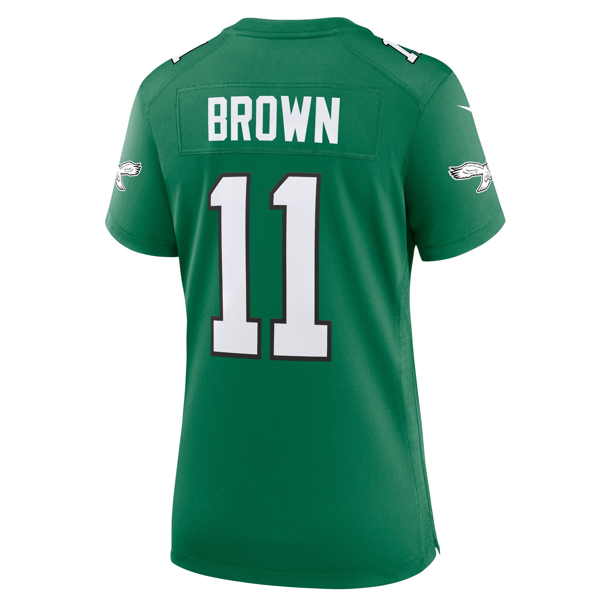 A.J. Brown Philadelphia Eagles Women's Player Jersey - Kelly Green