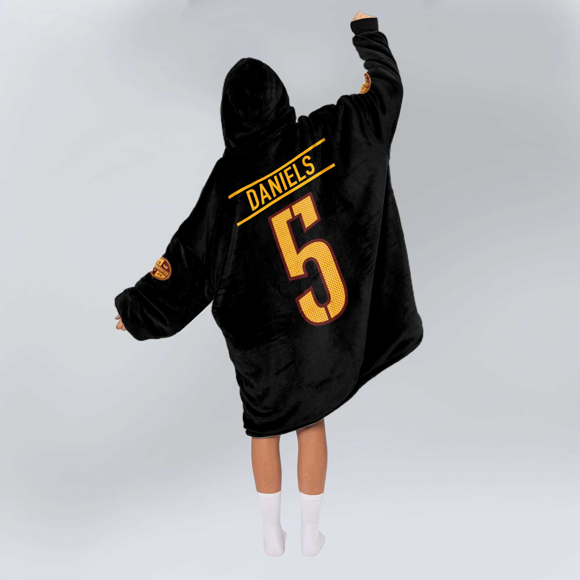 Adult J.D 5 Washington Football Unisex Blanket Hoodie