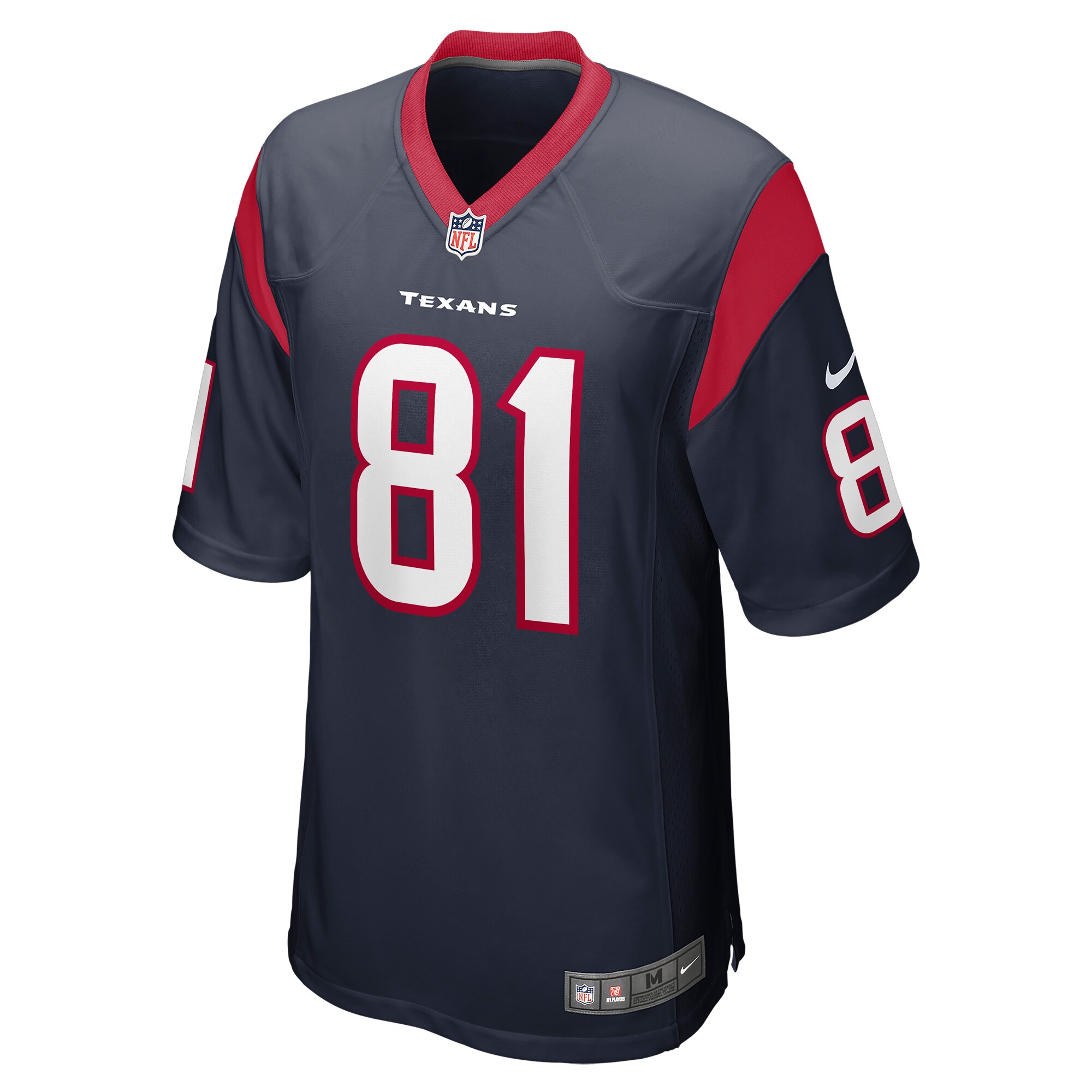 Murray Houston Texans  Team Game Jersey - Navy