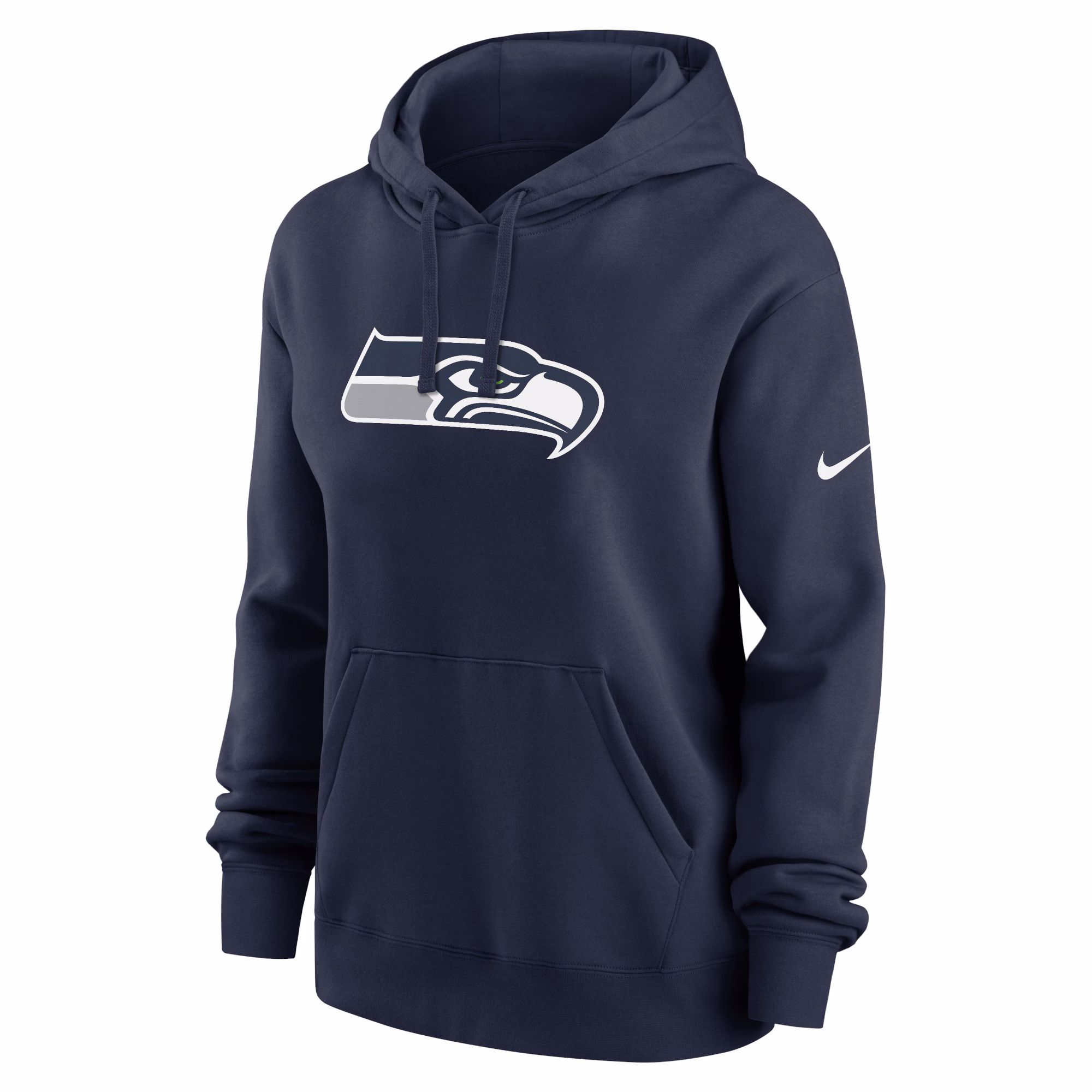 Seattle Seahawks Women's Club Fleece Pullover Hoodie - Royal