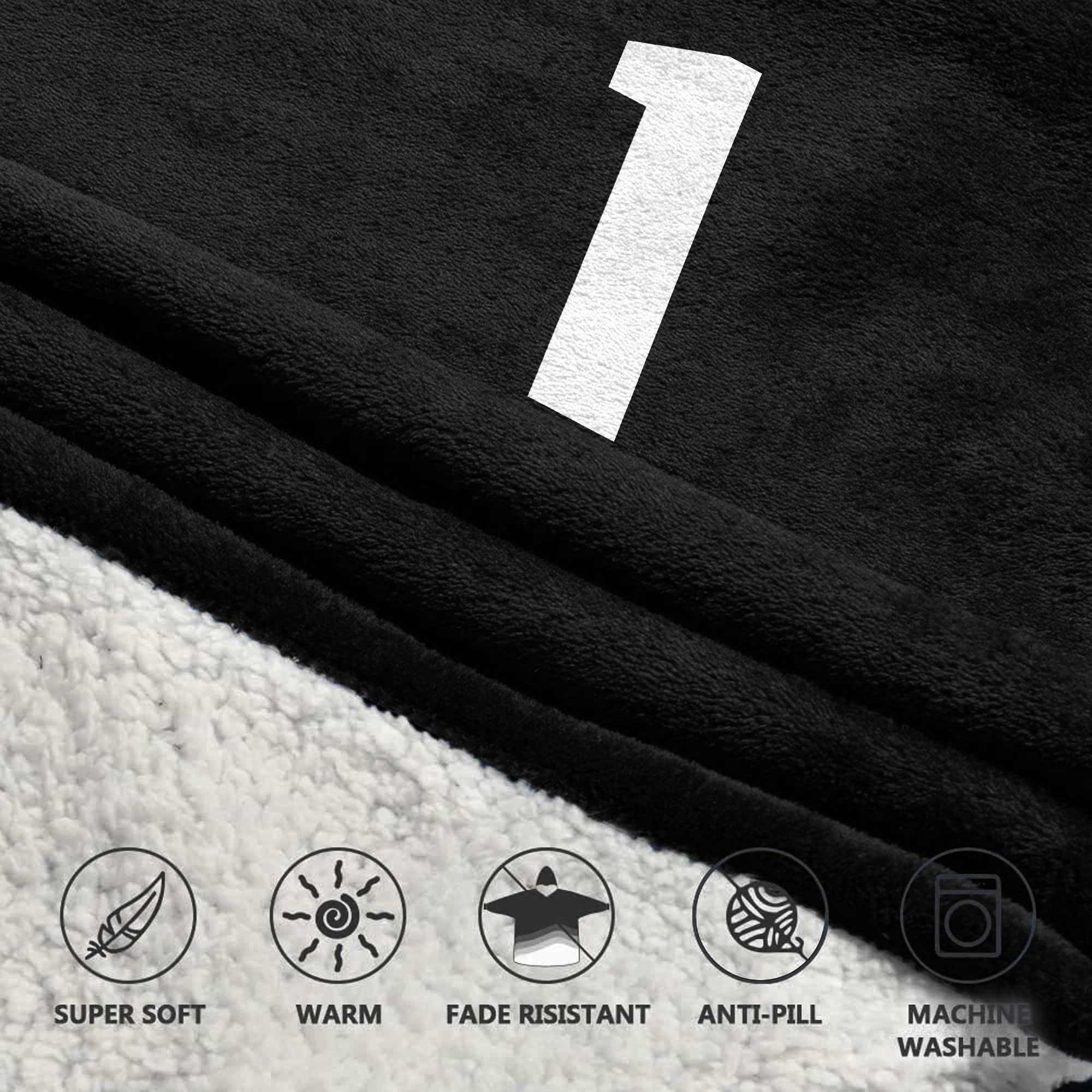 Adult #1 Colorado Football Unisex Blanket Hoodie