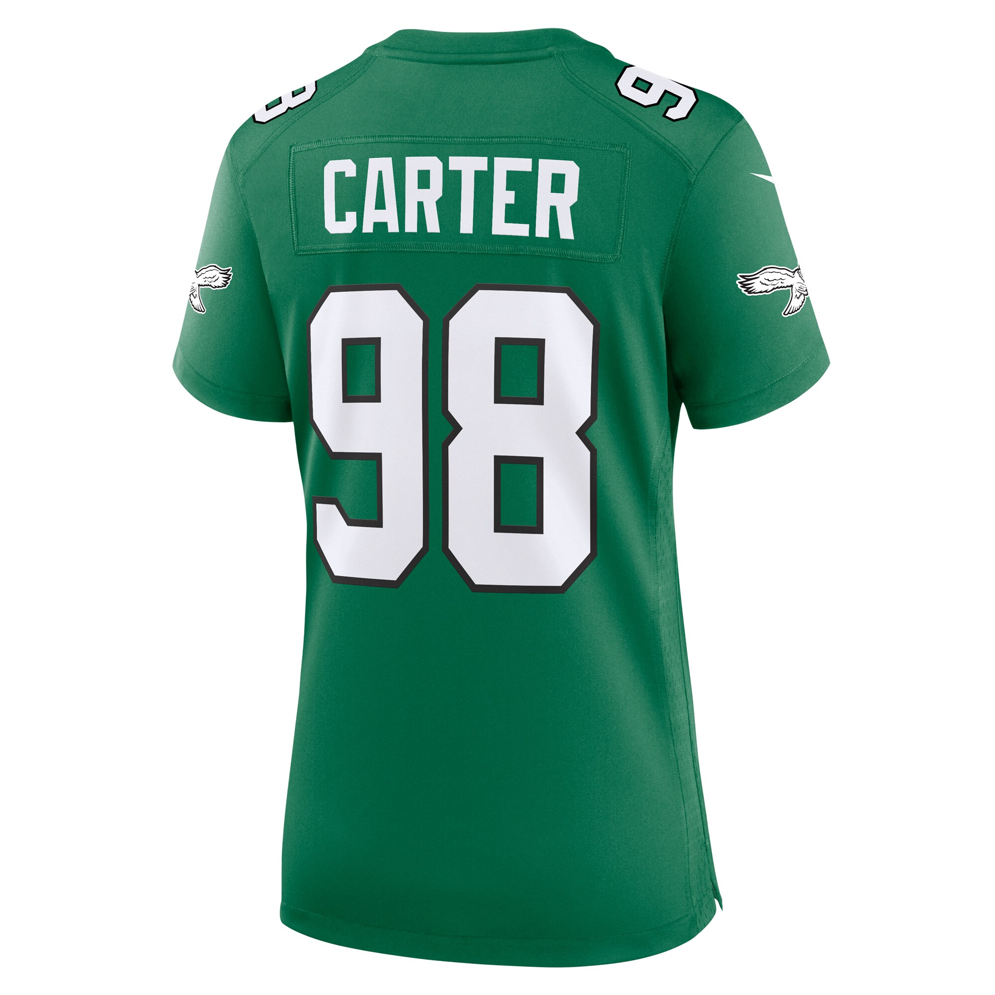 Jalen Carter Philadelphia Eagles Women's Alternate Game Jersey - Kelly Green