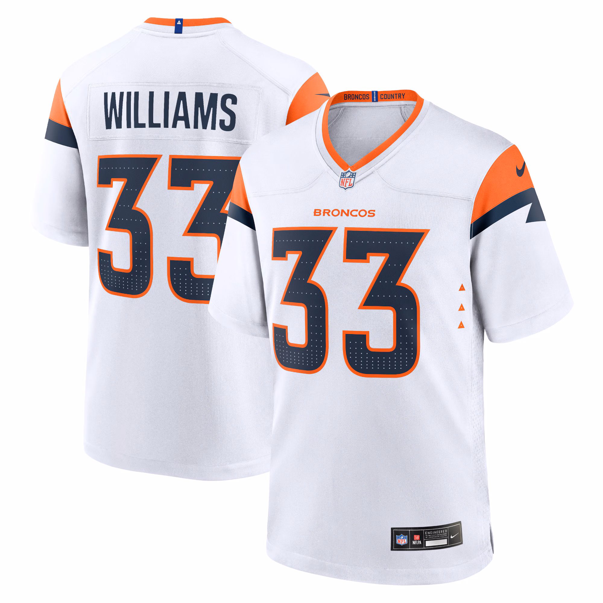 Javonte Williams Denver Broncos Mile High Collection Alternate Game Jersey - Navy