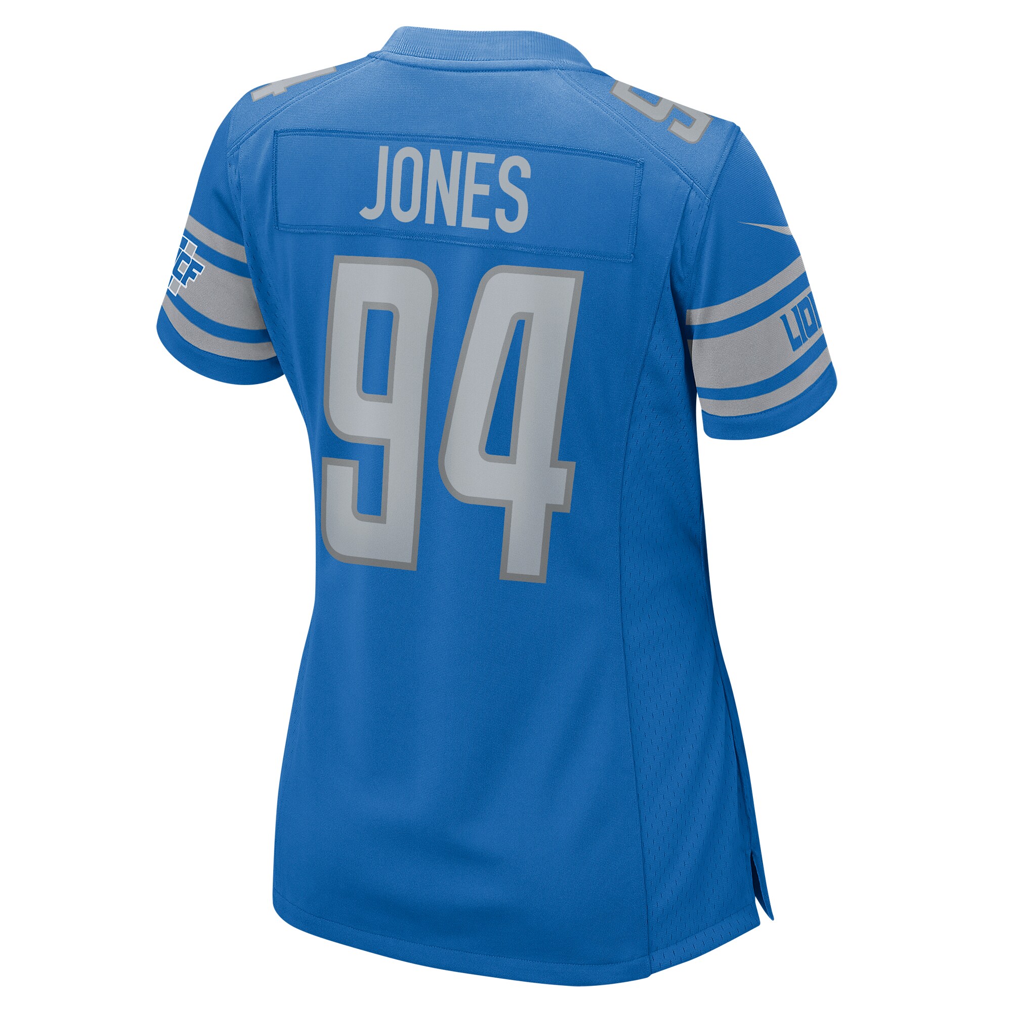 Benito Jones Detroit Lions  Women's Home Game Player Jersey - Blue