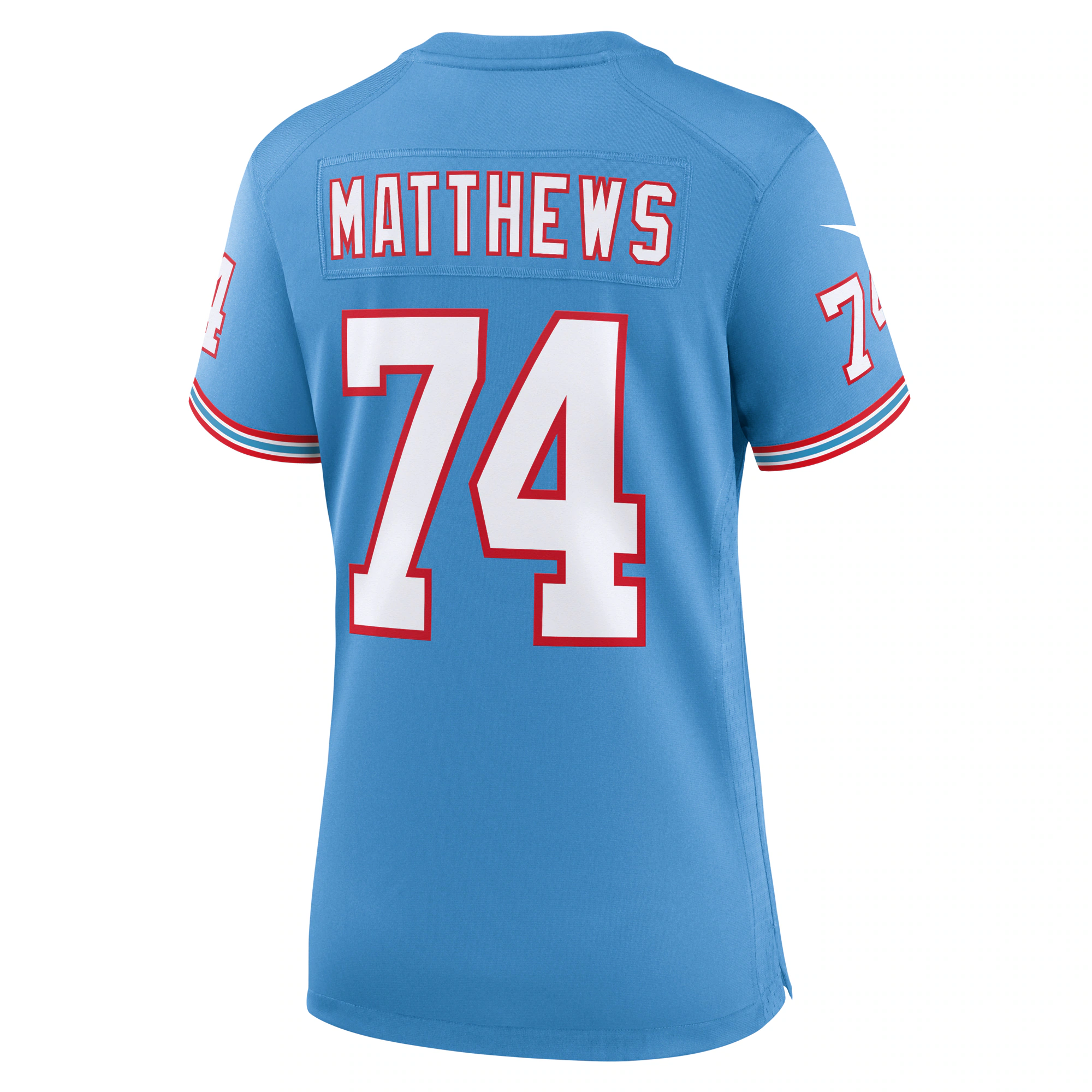 Bruce Matthews Tennessee Titans Women's Retired Player Jersey - Navy