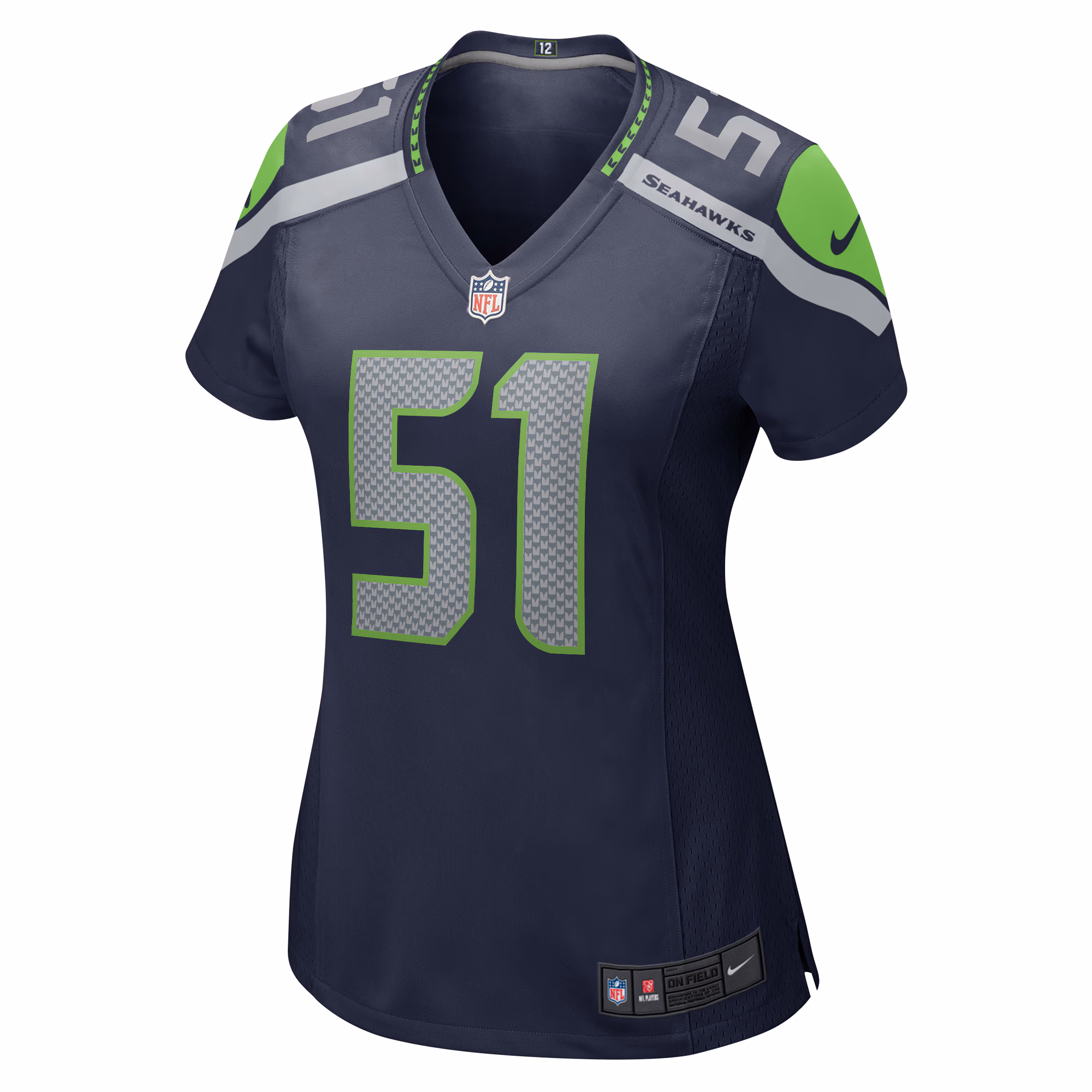 Olusegun Oluwatimi Seattle Seahawks Women's  Game Jersey - College Navy