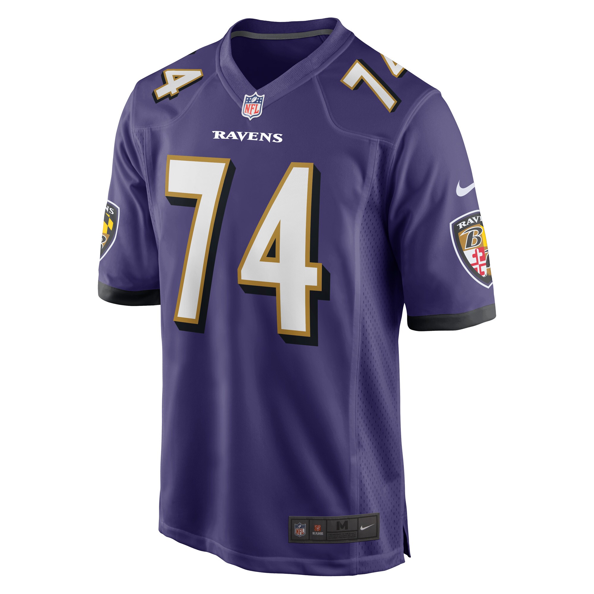 David Sharpe Baltimore Ravens  Game Player Jersey - Purple