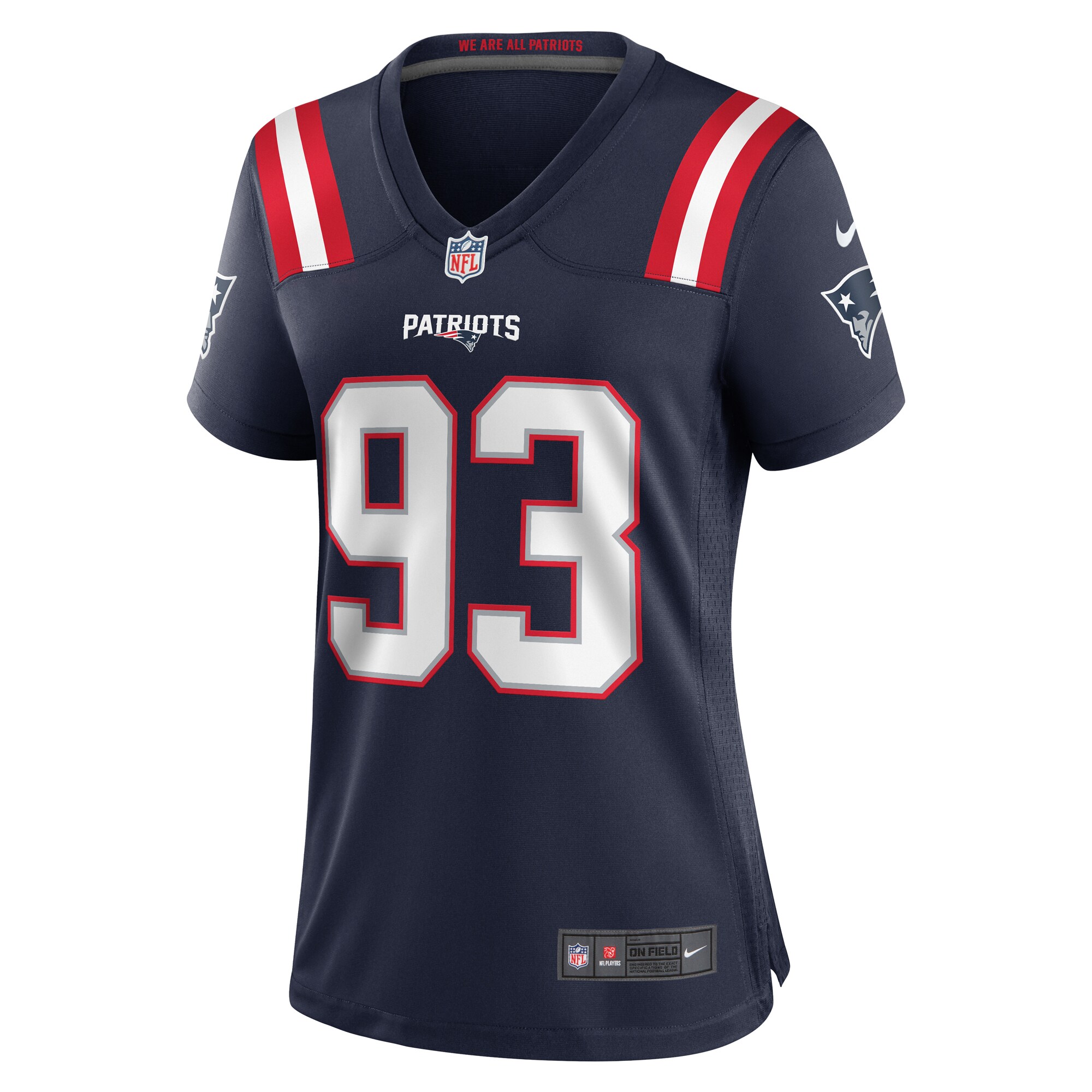 Lawrence Guy New England Patriots Women's Team Game Jersey -  Navy