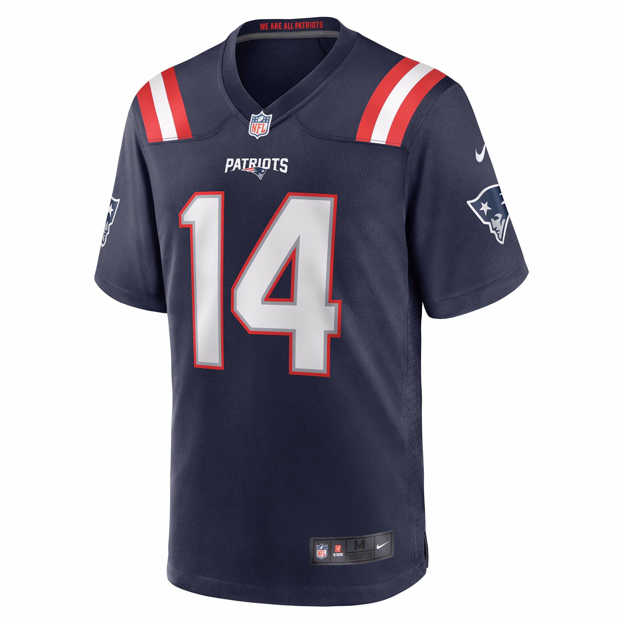 Ty Montgomery New England Patriots Player Game Jersey - Navy