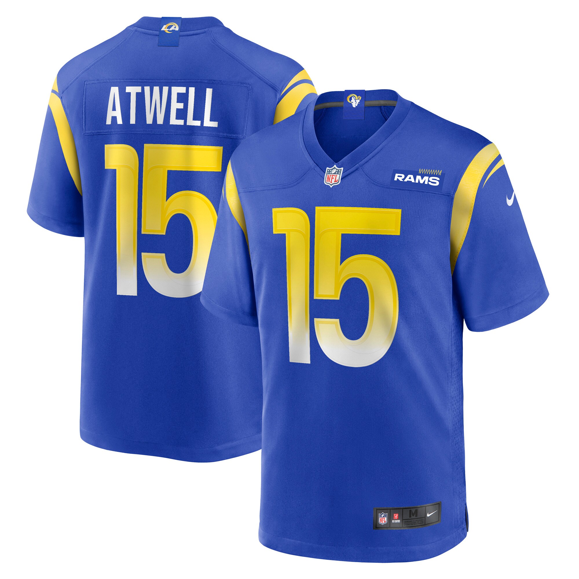 Tutu Atwell Los Angeles Rams  Game Player Jersey - Royal