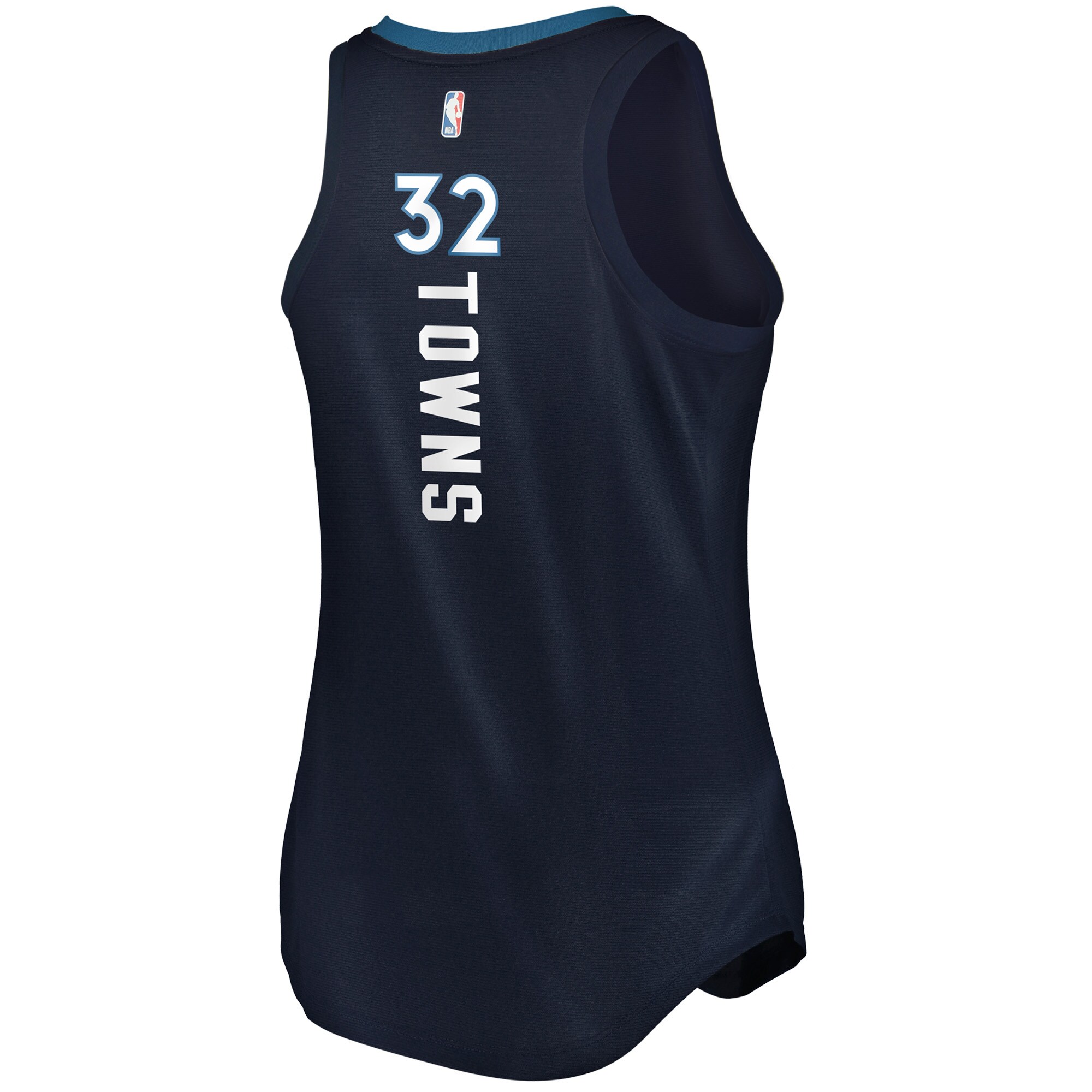 Karl-Anthony Towns Minnesota Timberwolves  Women's Fast Break Tank Jersey - Icon Edition - Navy