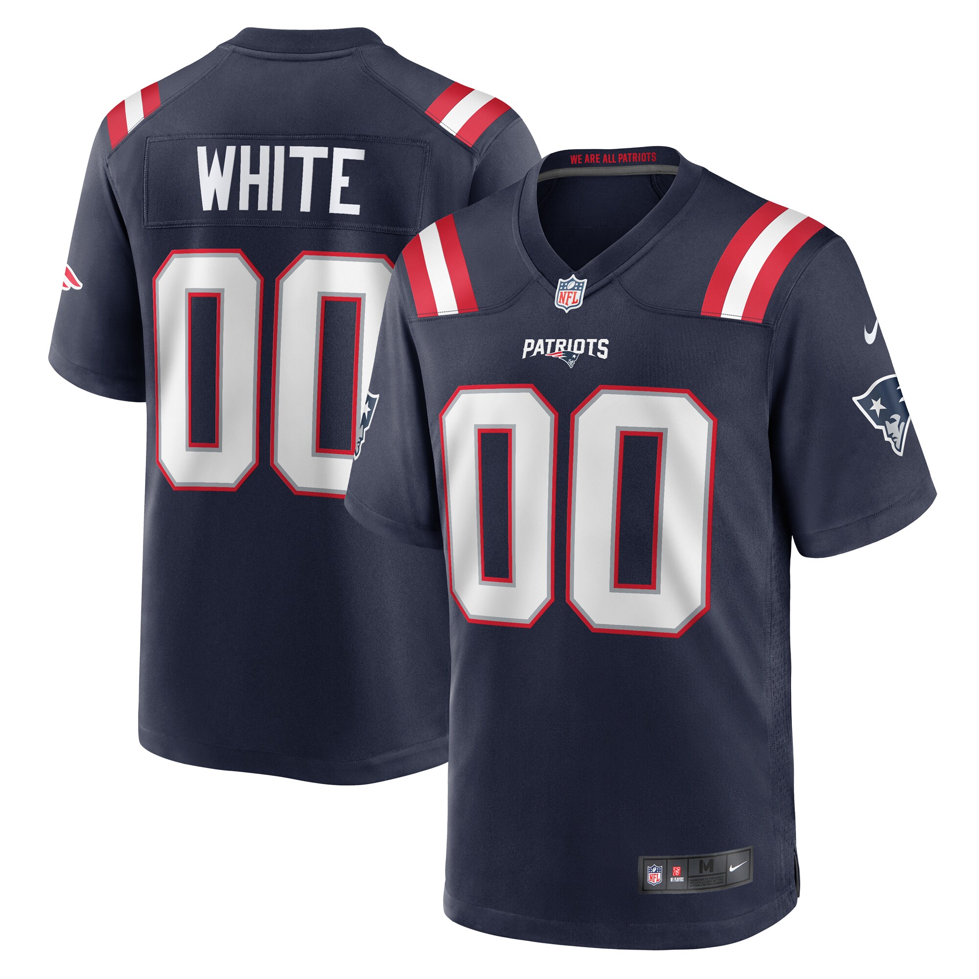 Keion White New England Patriots  2023 NFL Draft Pick Game Jersey - Navy
