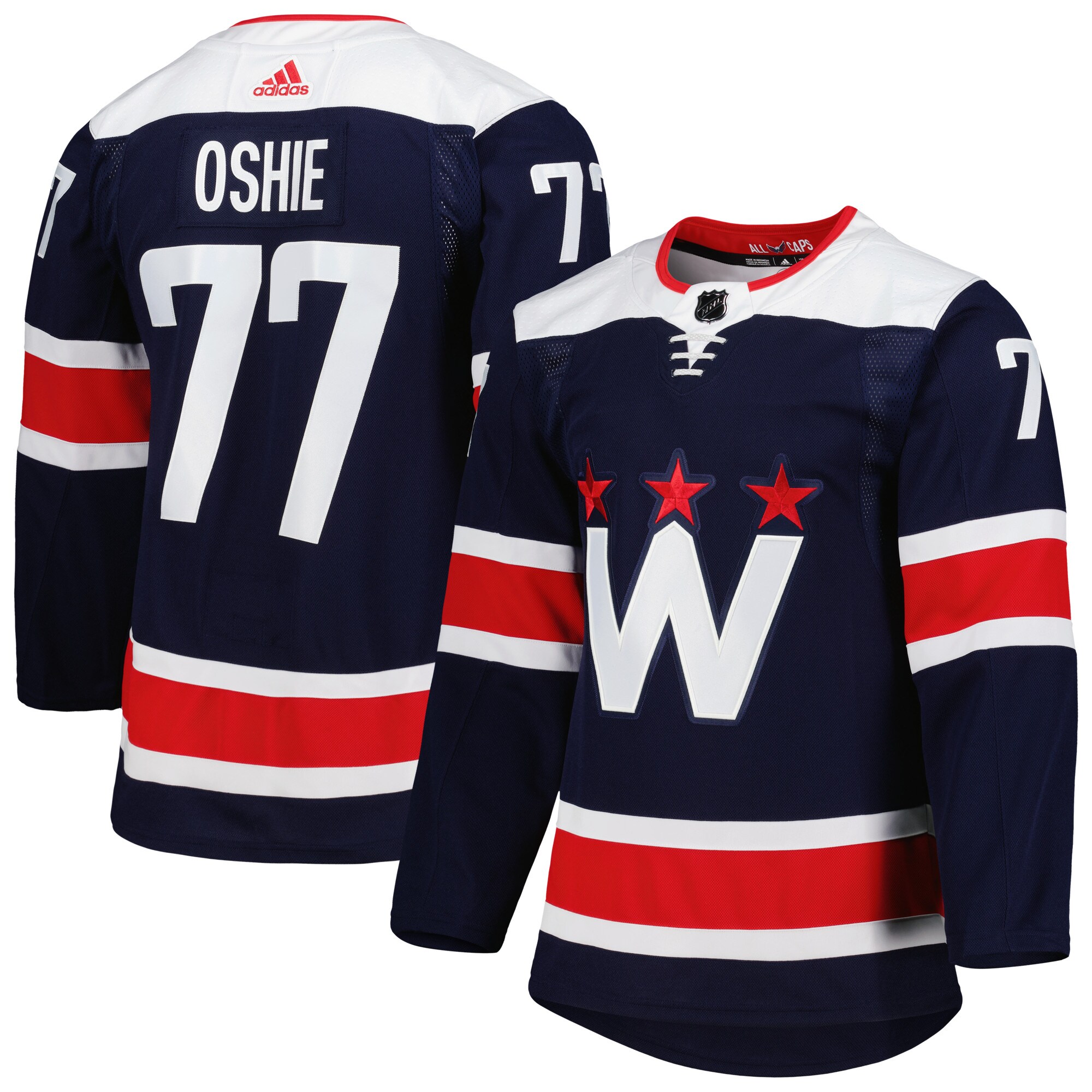 TJ Oshie Washington Capitals  Primegreen Authentic Pro Alternate Player Jersey - Navy