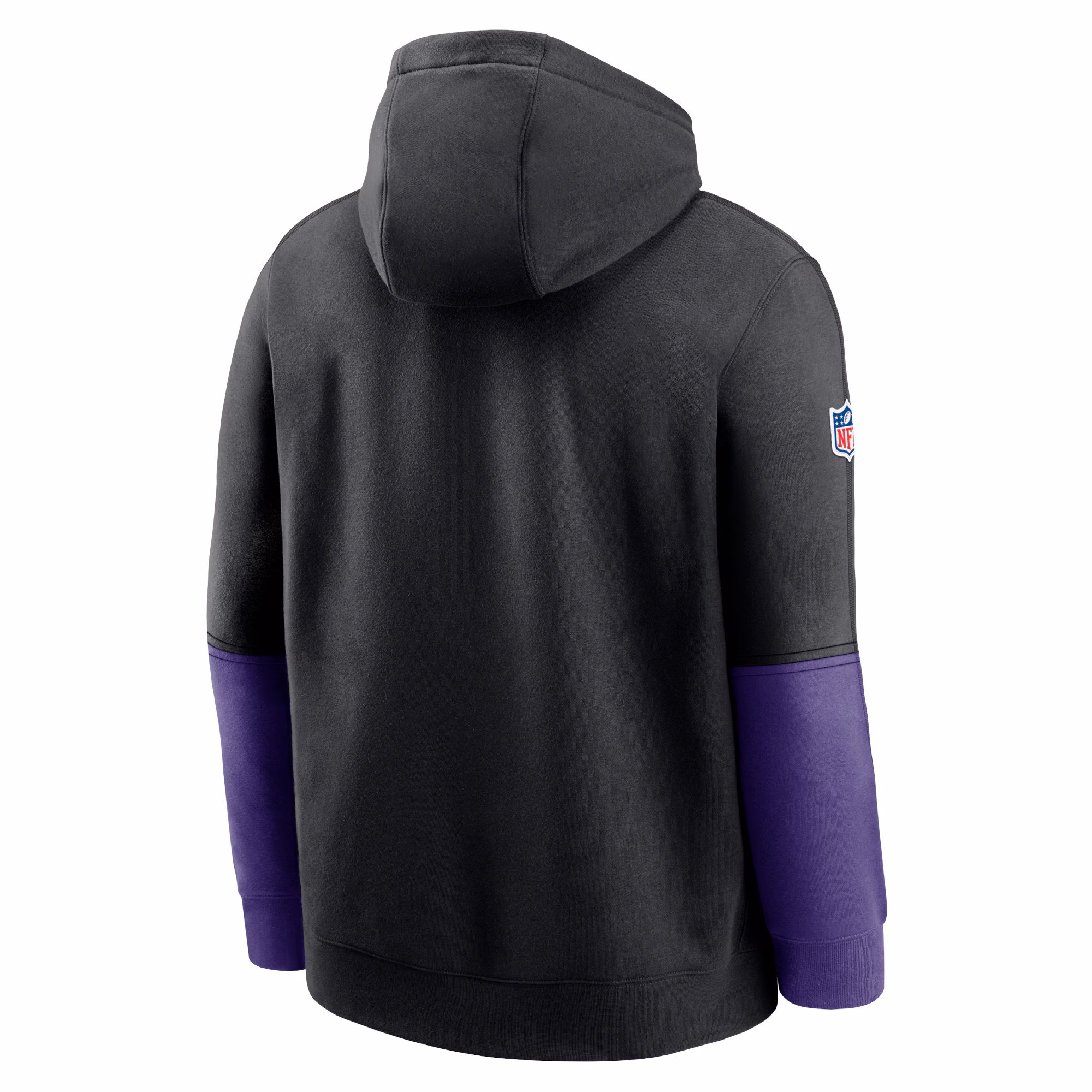 Minnesota Vikings 2024 Sideline Club Pullover Hoodie - Black