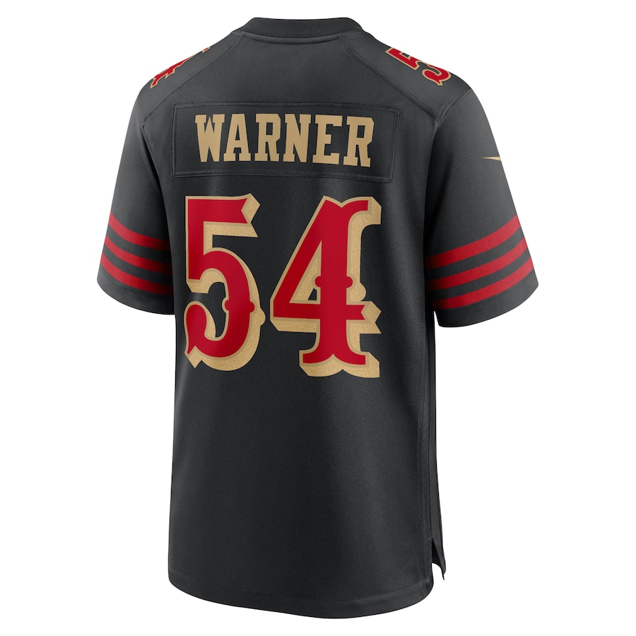 Fred Warner #54 San Francisco 49ers 2025 Rivalries Collection Game Jersey - Black
