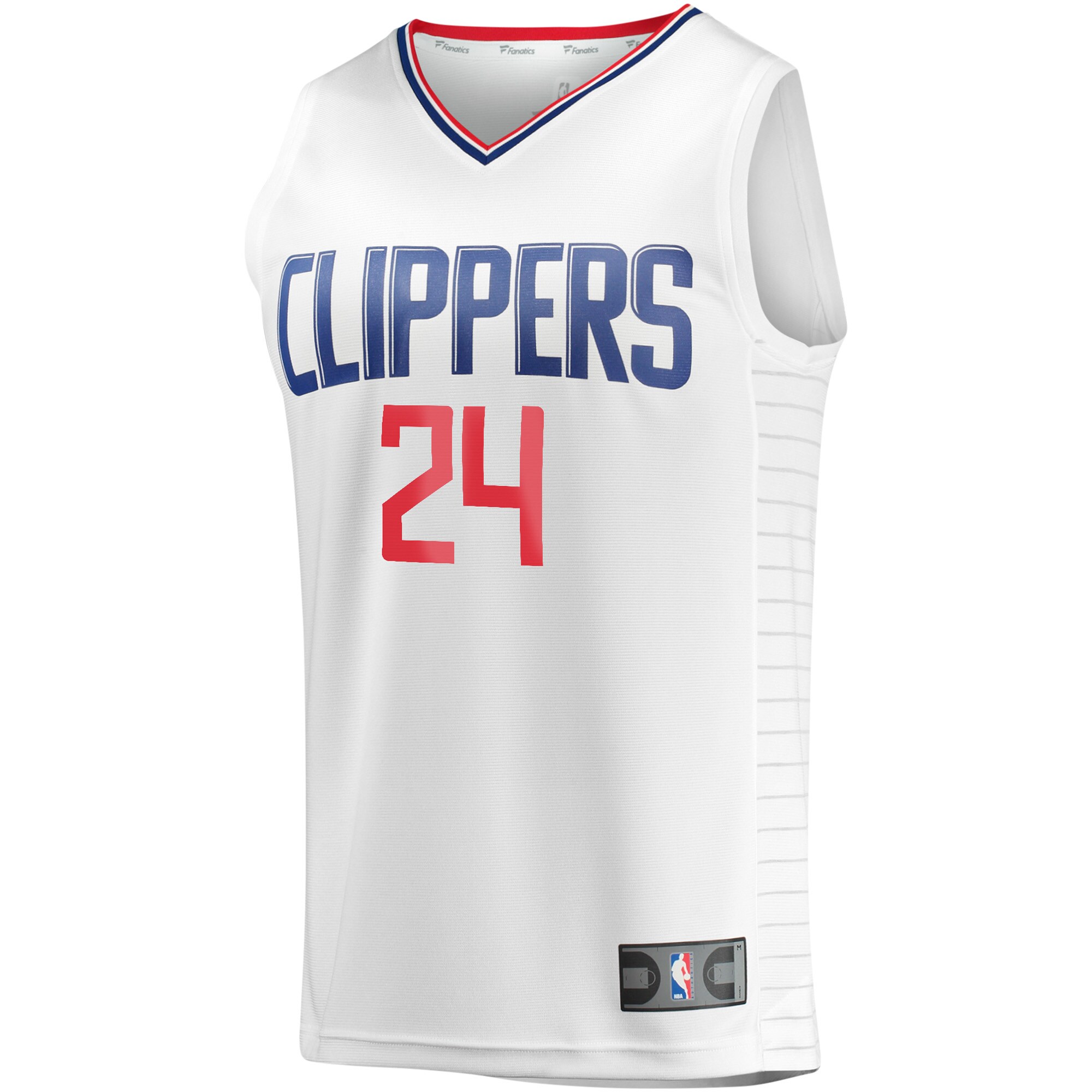 Norman Powell LA Clippers  Youth Fast Break Player Jersey - Association Edition - White