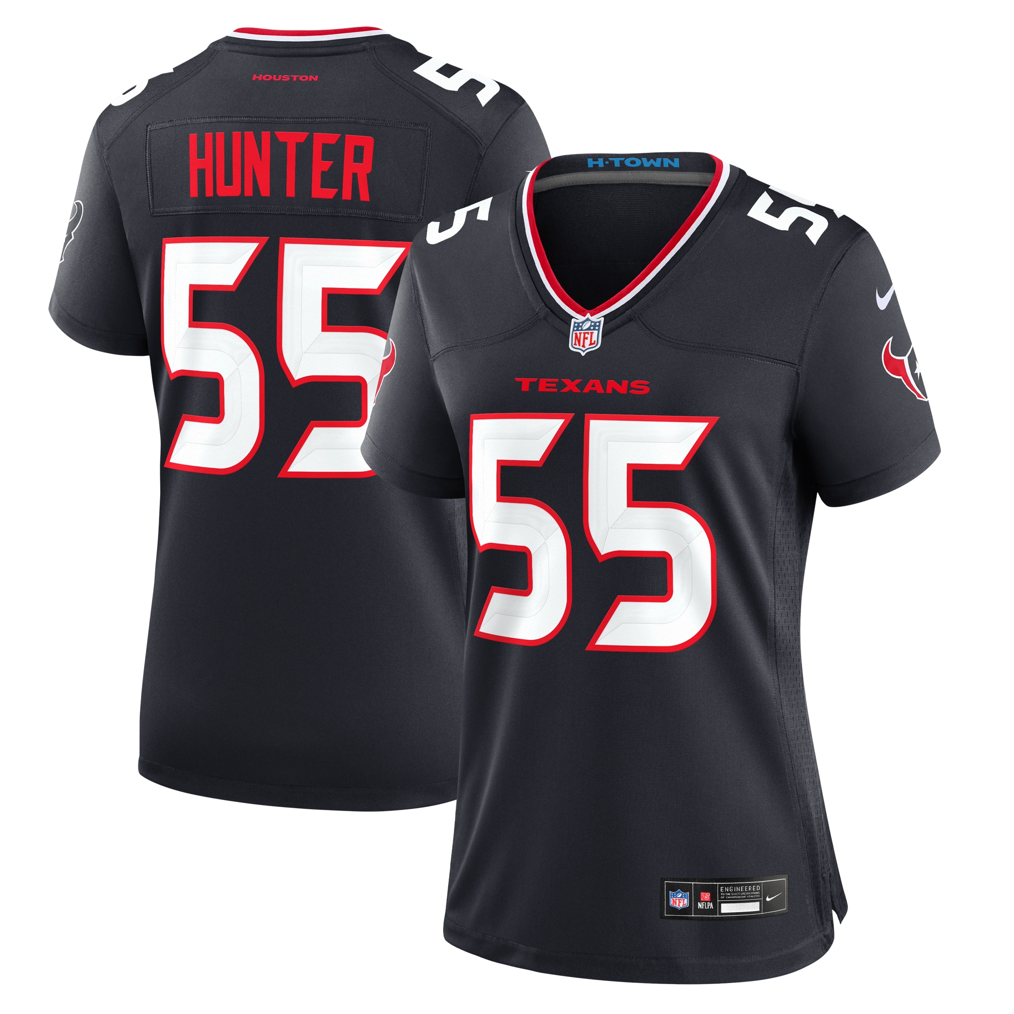 Danielle Hunter Houston Texans Women's Team Game Jersey -  Navy
