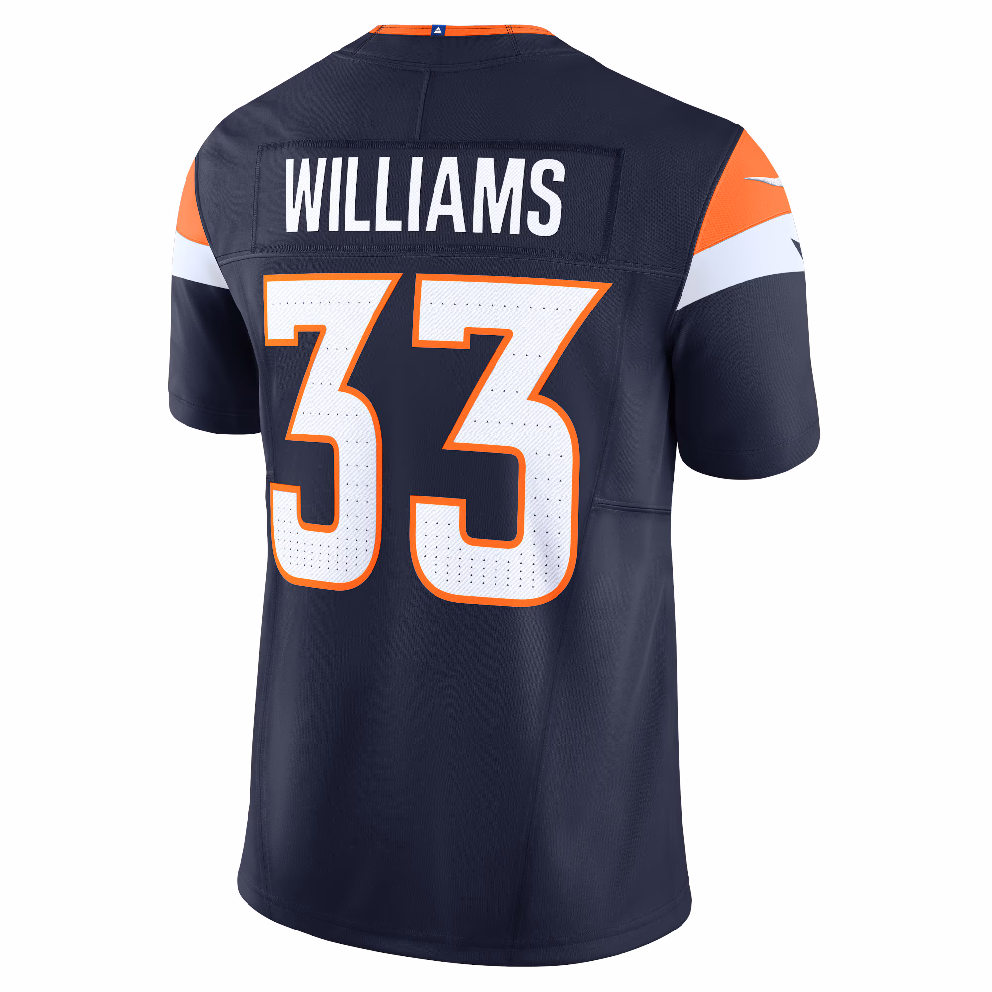 Javonte Williams Denver Broncos Mile High Collection Vapor F.U.S.E. Limited Jersey - Orange