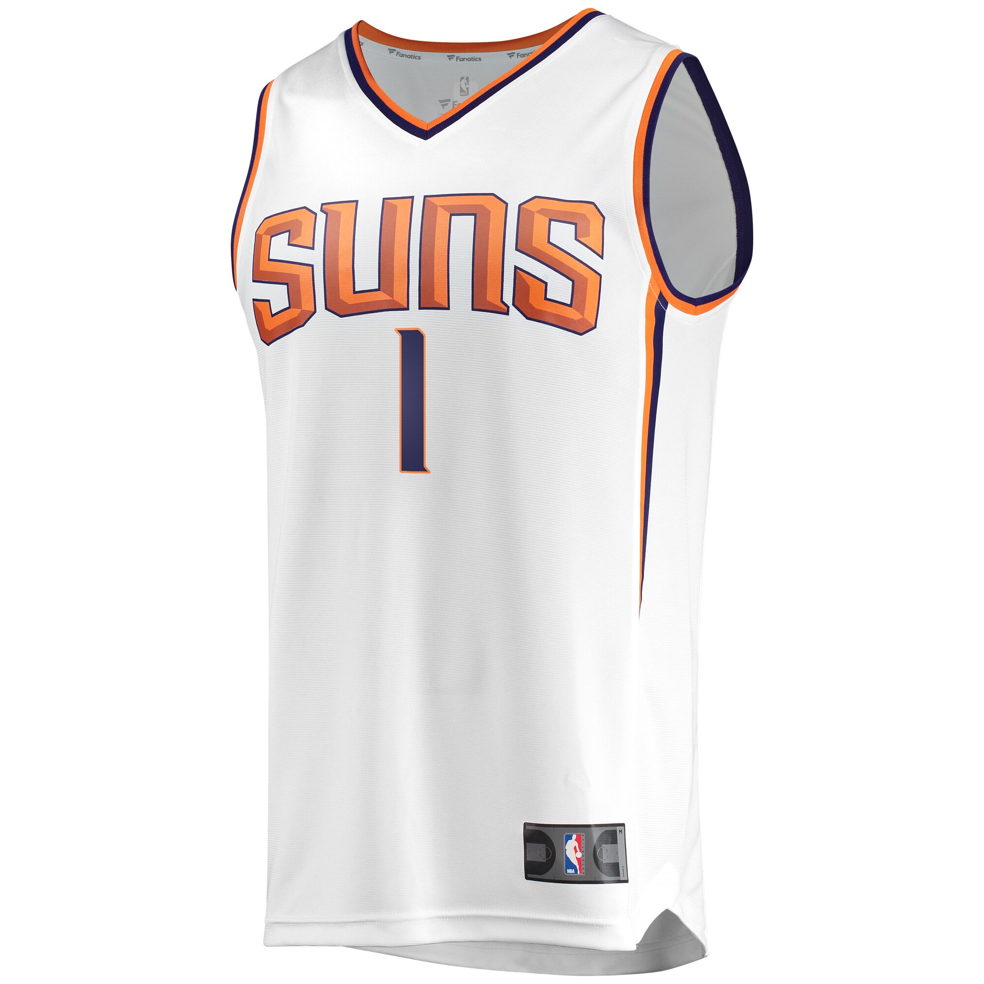 Devin Booker Phoenix Suns  Fast Break Replica Jersey White - Association Edition