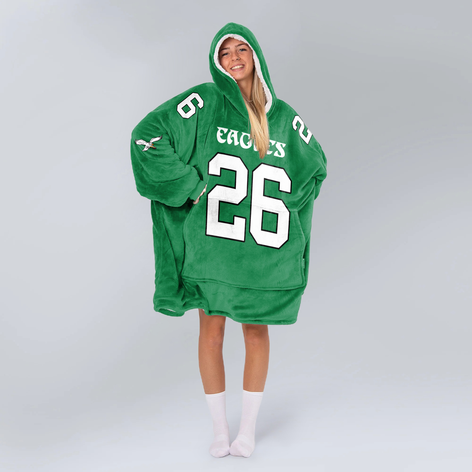 S.B 26 Philadelphia Football Unisex Blanket Hoodie