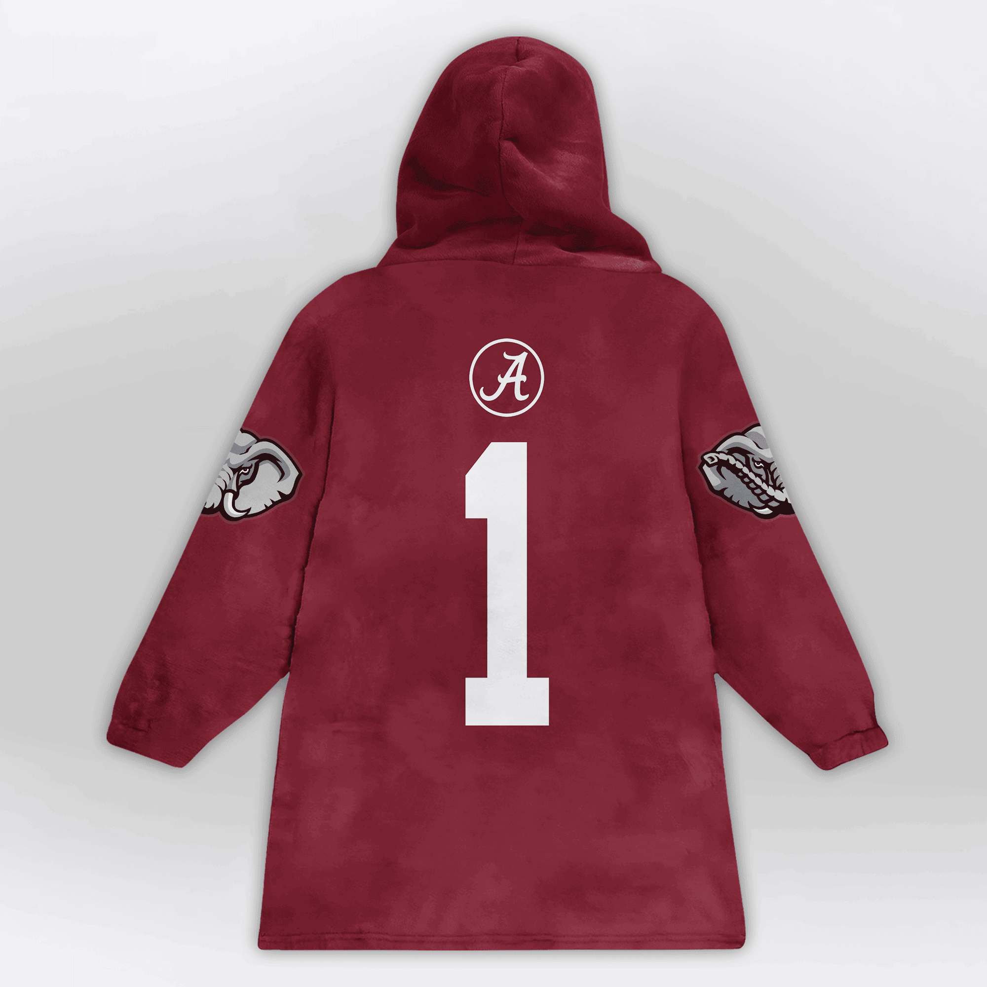 Kid 1 Alabama Football Unisex Blanket Hoodie