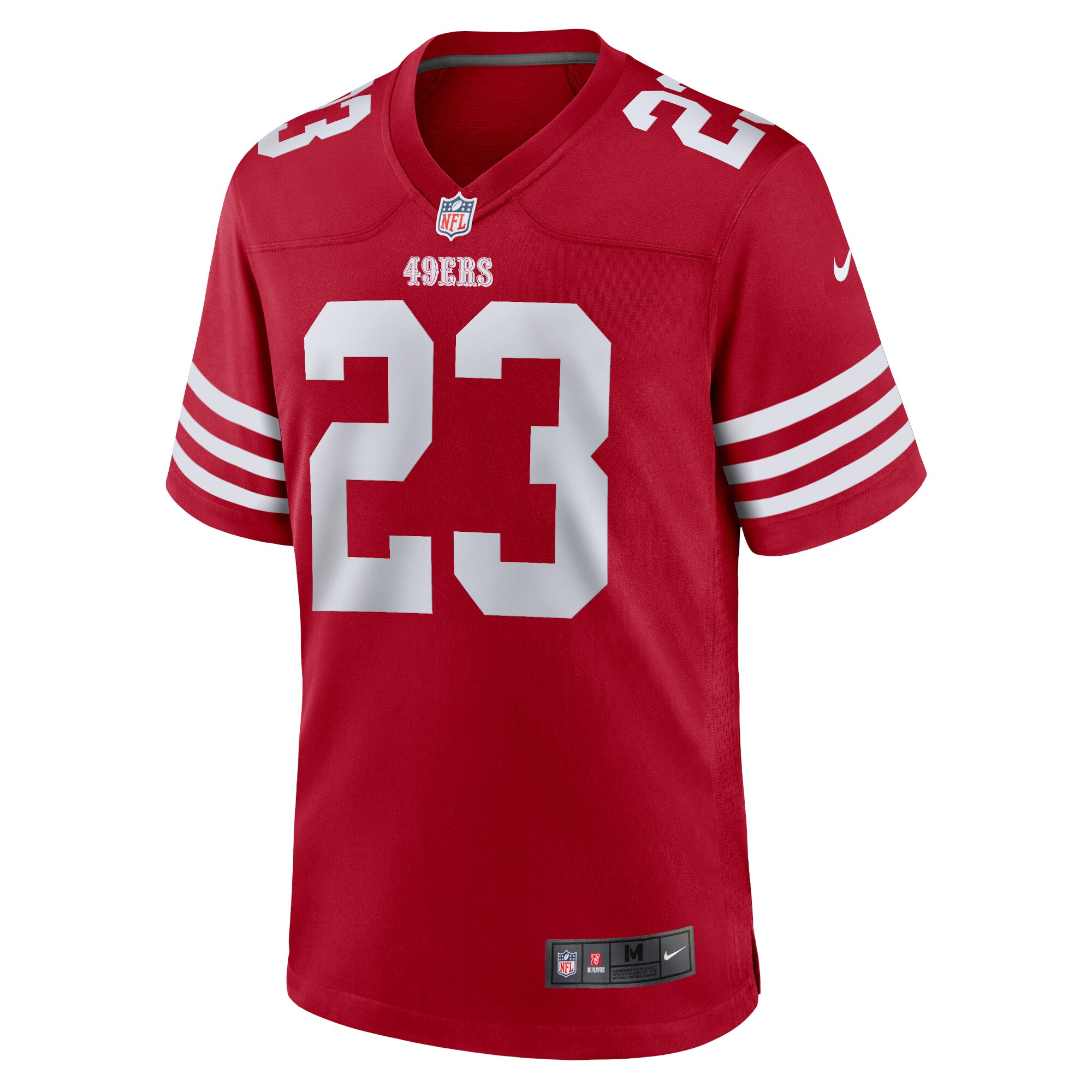 Christian McCaffrey San Francisco 49ers  Game Player Jersey - Scarlet