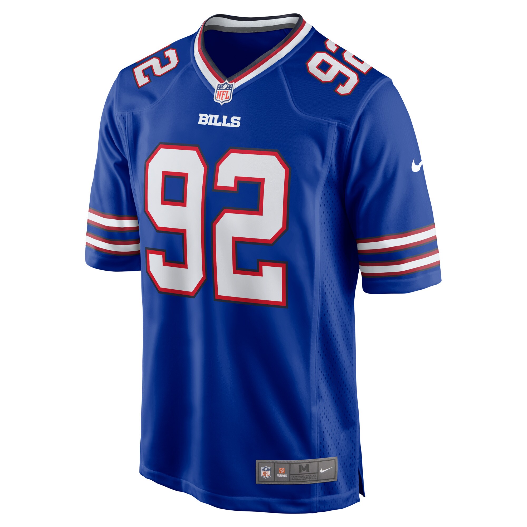 DaQuan Jones Buffalo Bills Game Player Jersey - Royal