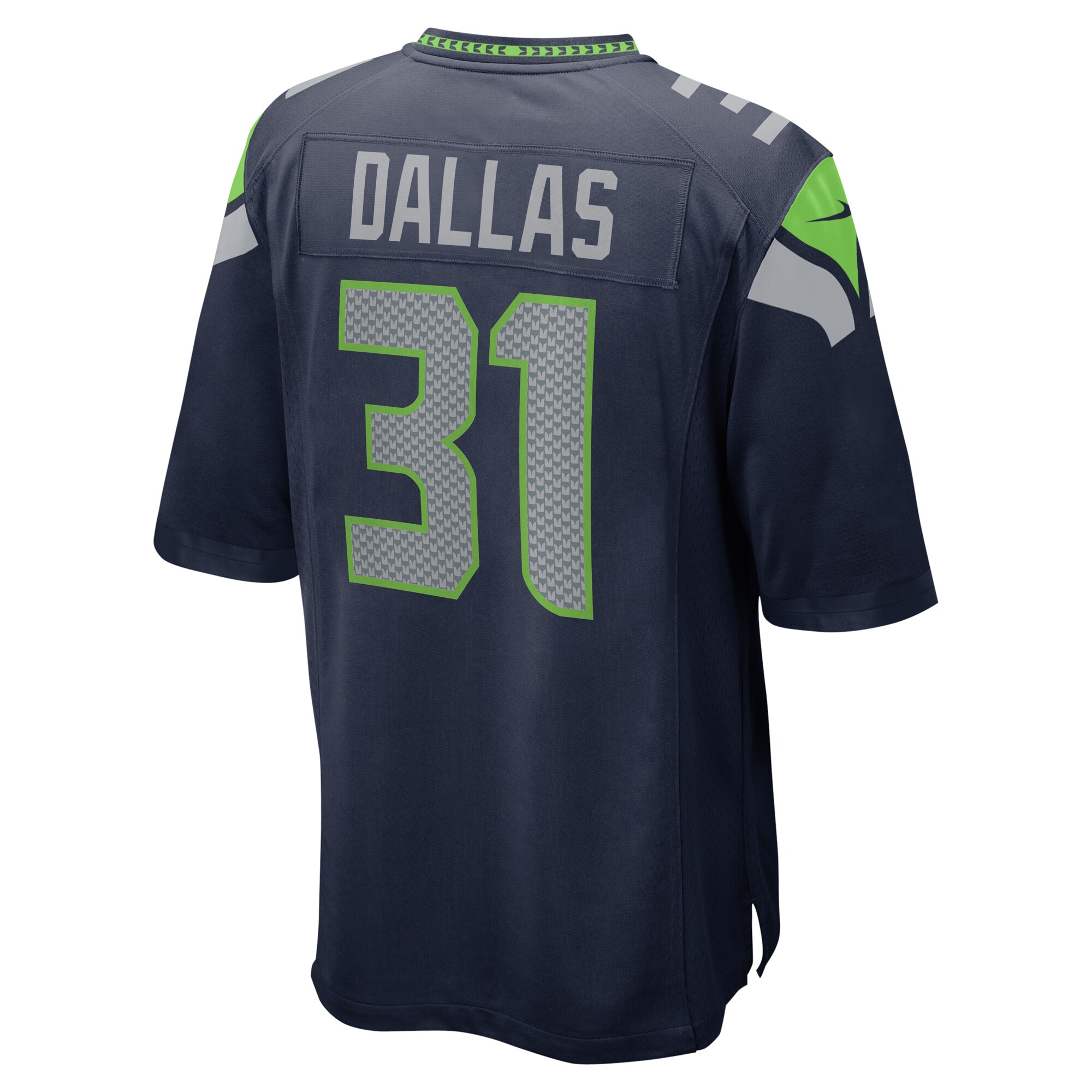 DeeJay Dallas Seattle Seahawks  Game Jersey - College Navy