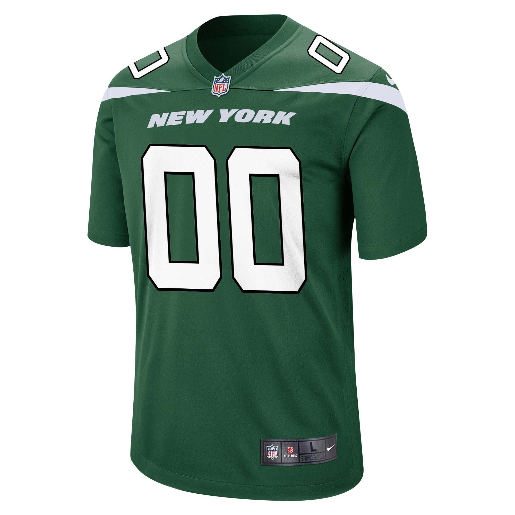 New York Jets  Youth Custom Game Jersey - Gotham Green