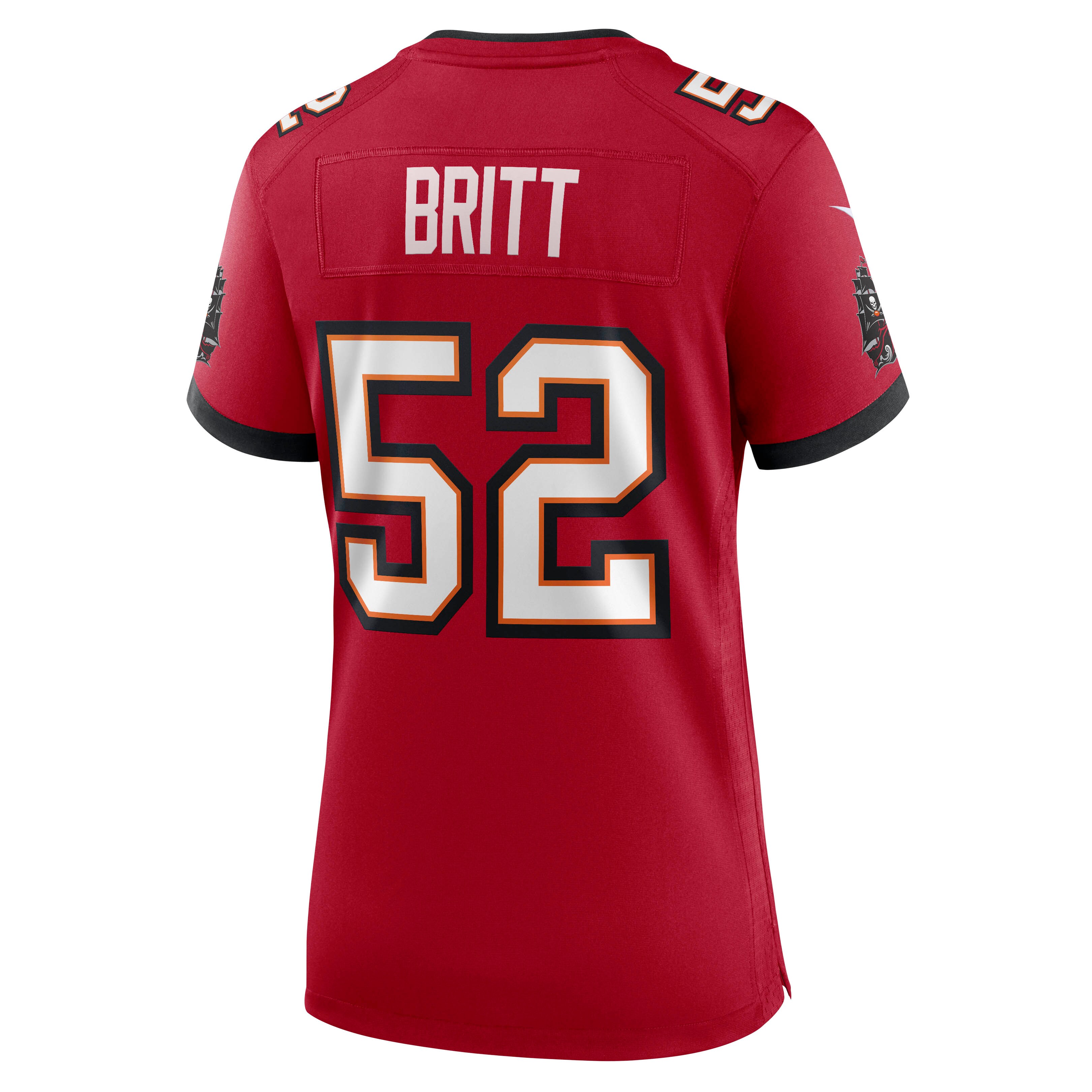 K.J. Britt Tampa Bay Buccaneers  Women's Game Jersey - Red