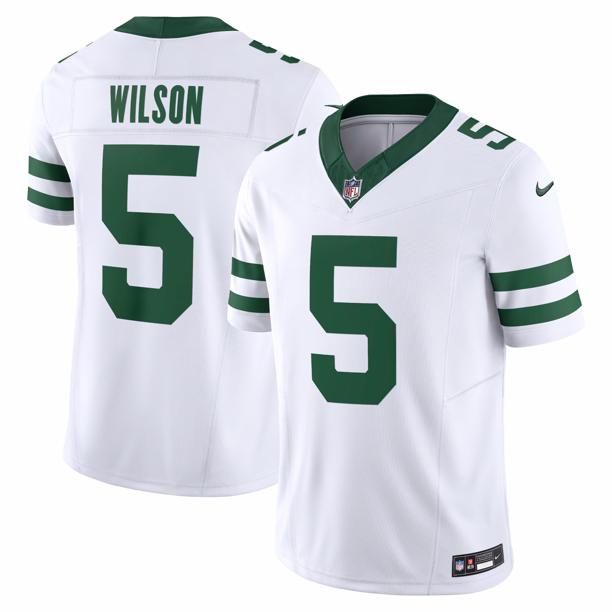 Garrett Wilson New York Jets Vapor F.U.S.E. Limited Jersey  - Legacy White